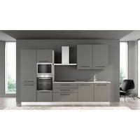 Blok Kuhinja S Aparatima Line 330 - siva/crna, Konvencionalno, metal/drvo (330/216-240/60cm)