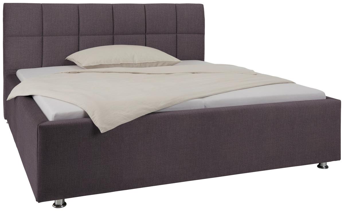 Oblazinjena Postelja Bogner, 180x200, Rjava - barve kroma/rjava, Konvencionalno, tekstil (180/200cm) - Premium Living