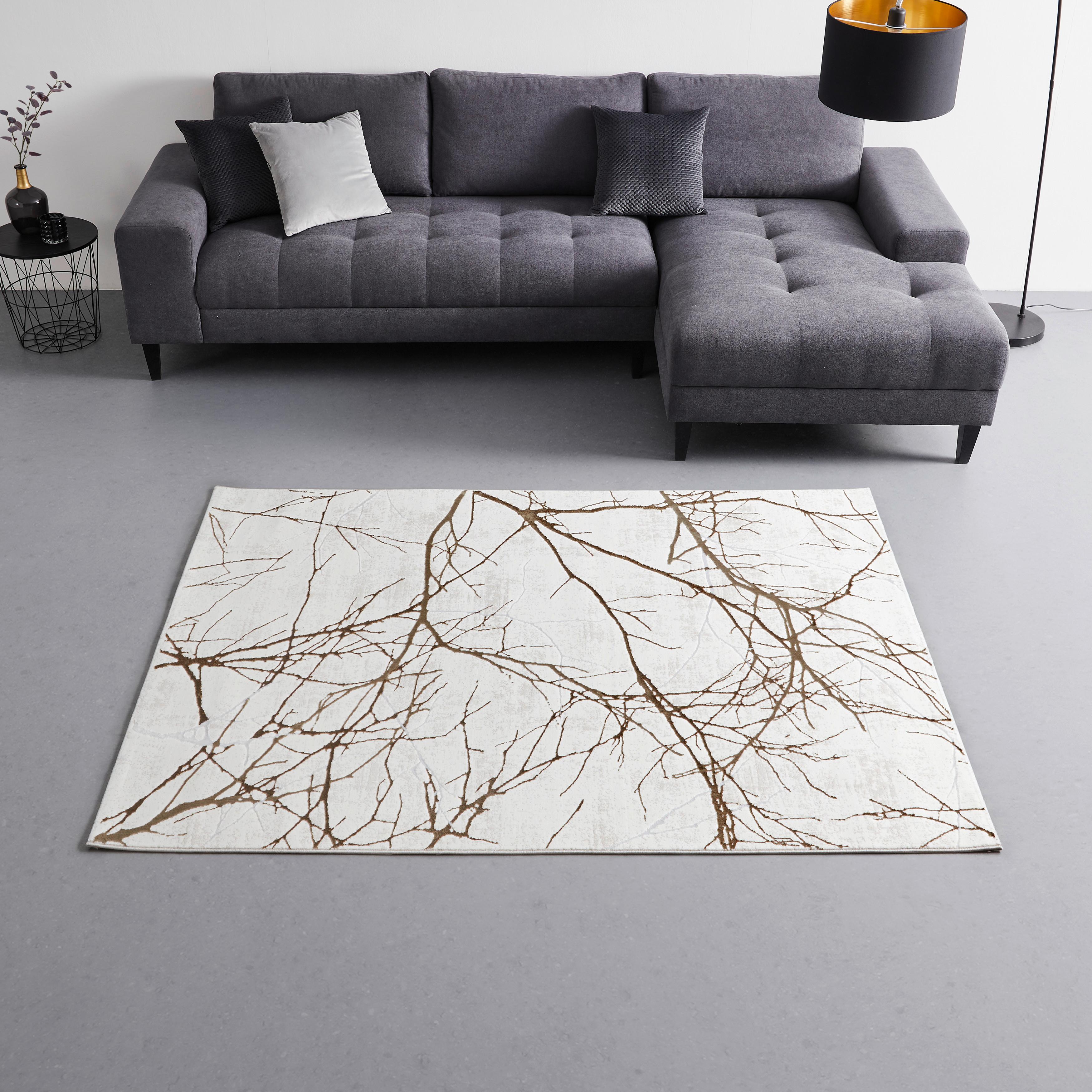 Webteppich Creation in Creme ca. 120x170cm - Creme, MODERN, Textil (120/170cm) - Mömax