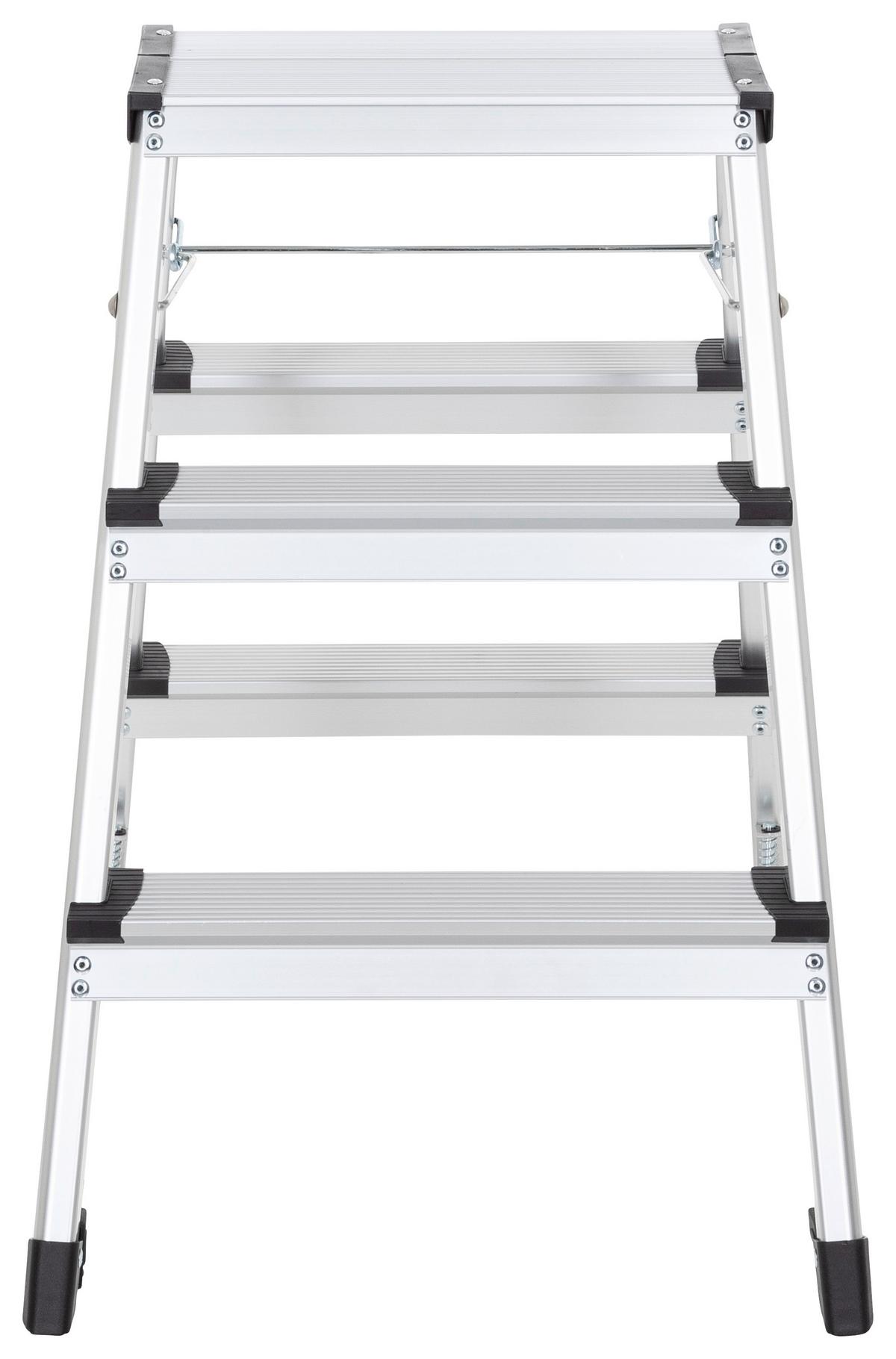 Zložljiva Lestev Solid Iv, Aluminij - barve aluminija, Basics, kovina (43/67/21cm) - MID.YOU