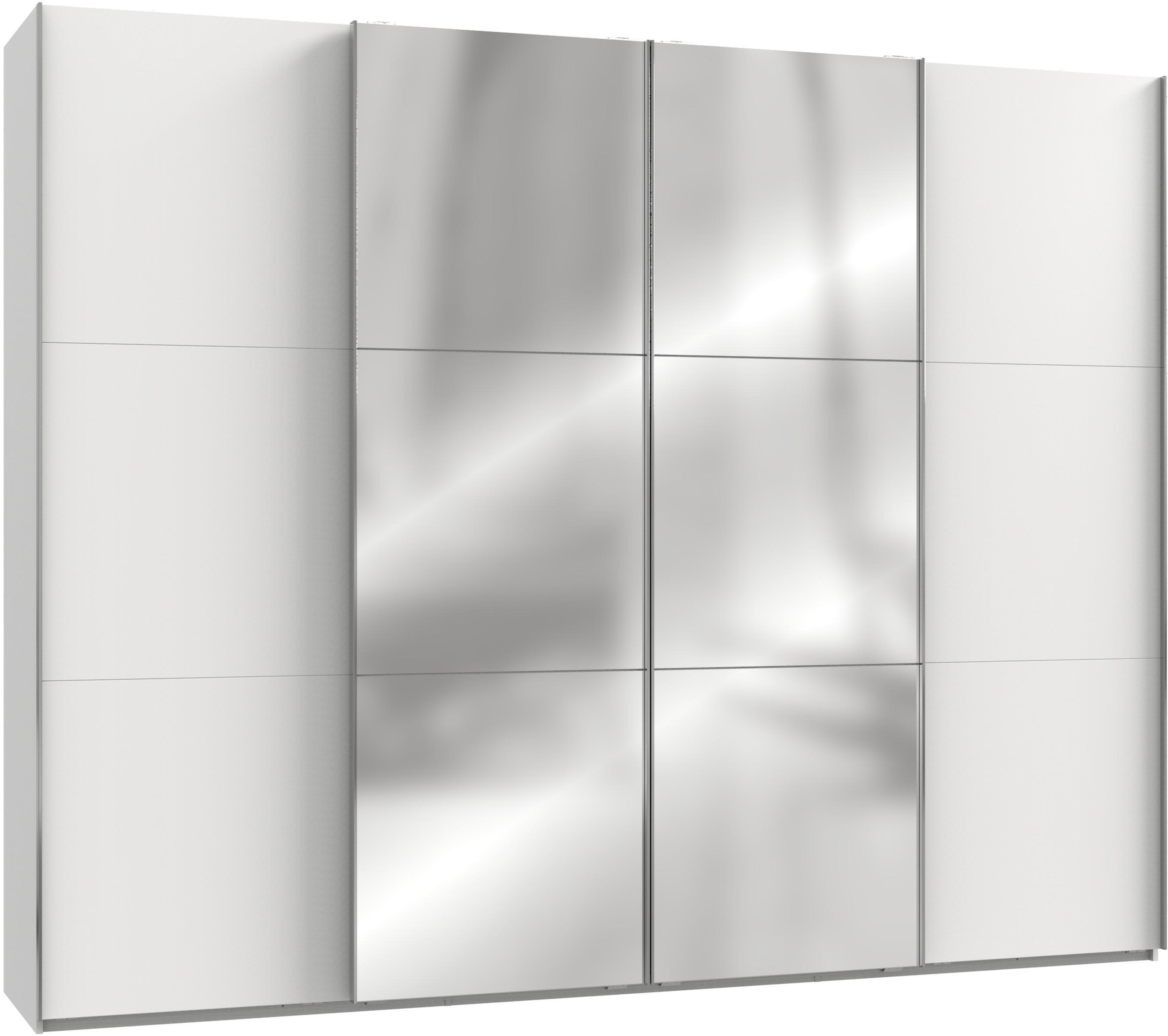 Ormar S Kliznim Vratima Level 36 A - bijela/boje kroma, Moderno, drvni materijal/metal (300/236/65cm) - Modern Living