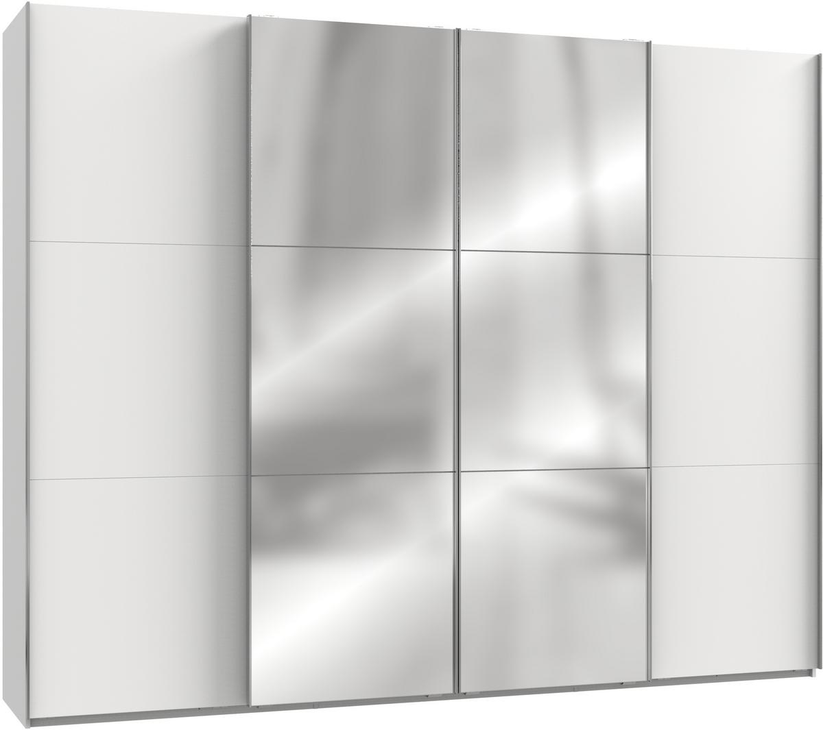 Ormar S Kliznim Vratima Level 36 A - bijela/boje kroma, Moderno, drvni materijal/metal (300/236/65cm) - Modern Living