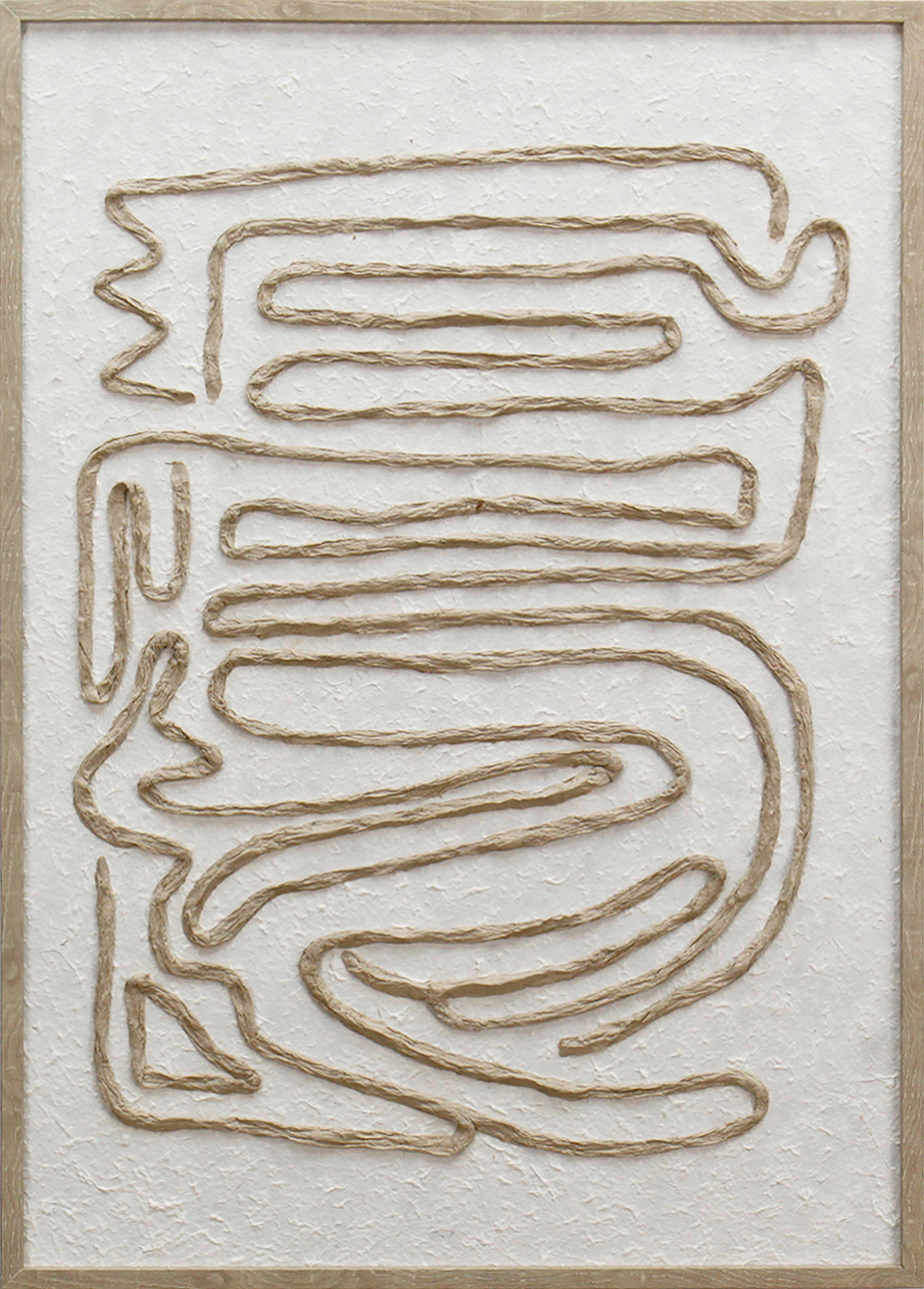 Keilrahmenbild Mike in Braun/Beige ca. 50x70x2,2cm - Beige/Braun, MODERN, Papier/Holzwerkstoff (50/70/2,2cm) - Mömax