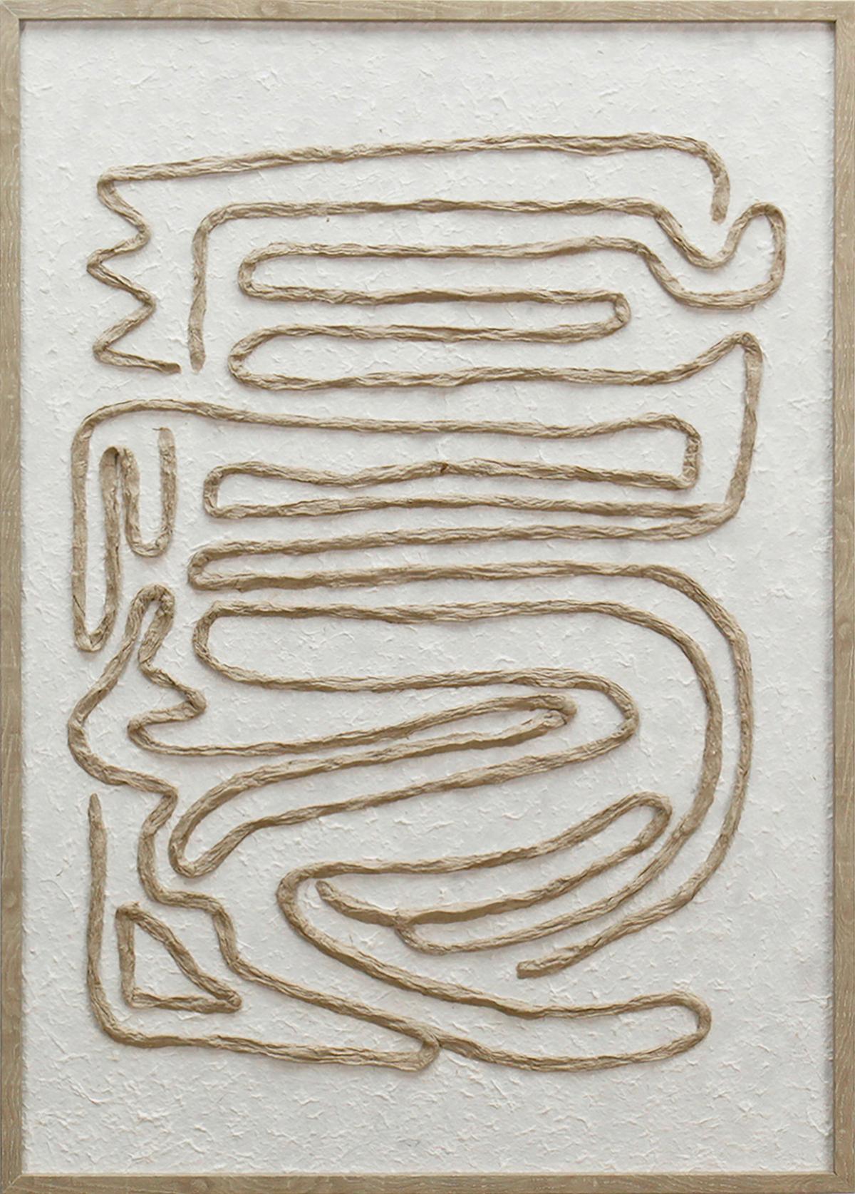 Keilrahmenbild Mike in Braun/Beige ca. 50x70x2,2cm - Beige/Braun, MODERN, Papier/Holzwerkstoff (50/70/2,2cm) - Mömax