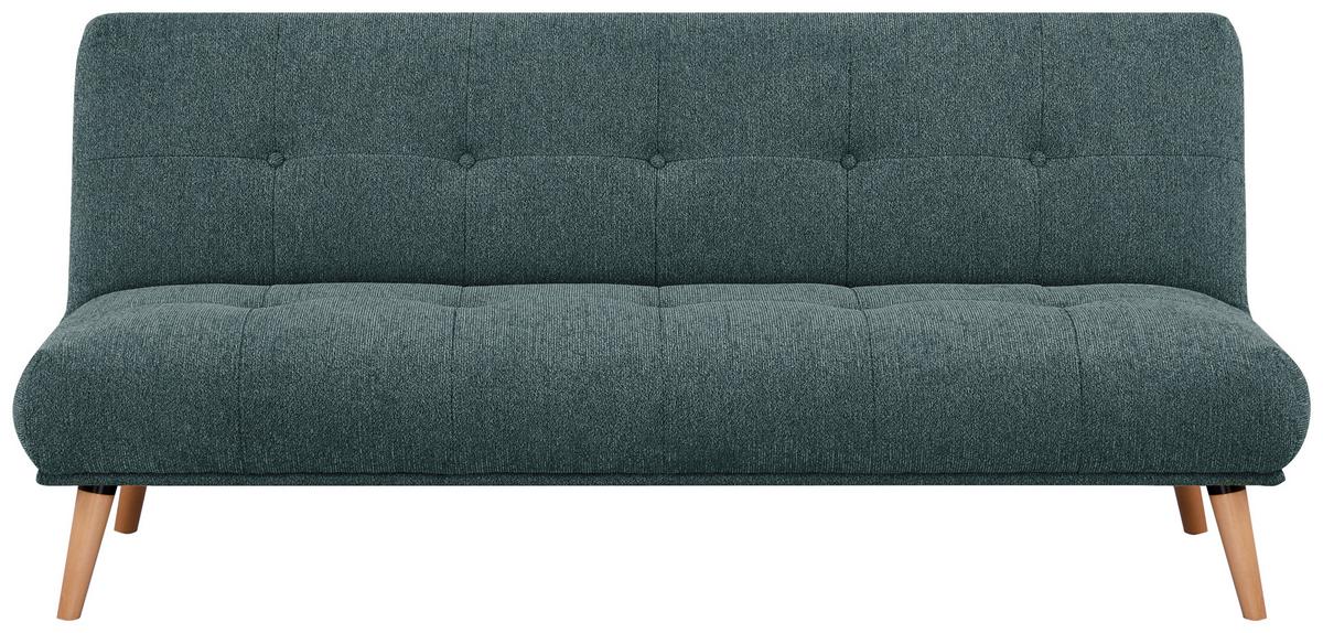 Fotelja Urbino - prirodne boje/plava, Moderno, drvo/tekstil (188/84/87cm) - Mömax