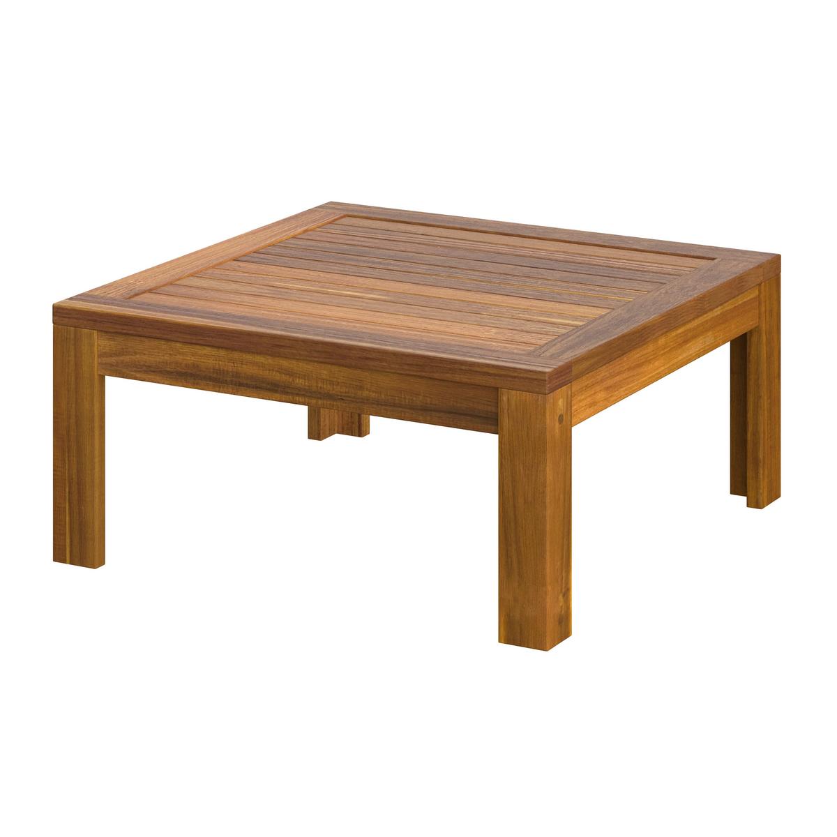 KOMPLET MEBLI TARASOWYCH MARCEL - beżowy/kolor akacjowy, Modern, drewno/tkanina - Ambia Garden