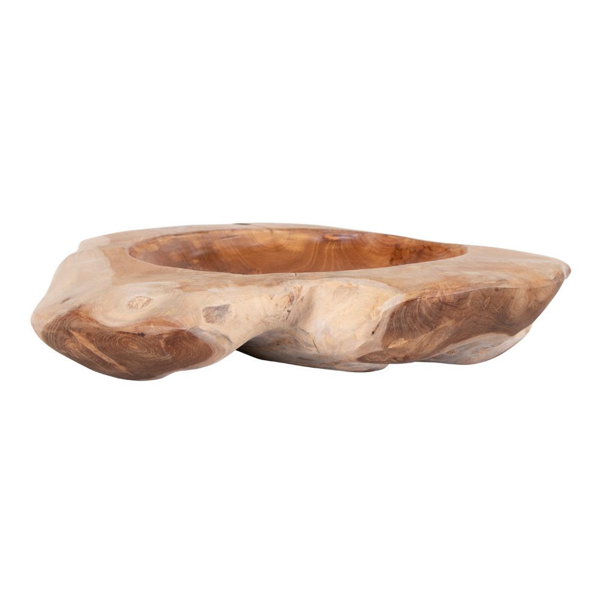 Obstschale Rio Bowl Teakfarben - Teakfarben, Design, Holz (40/12/40cm)