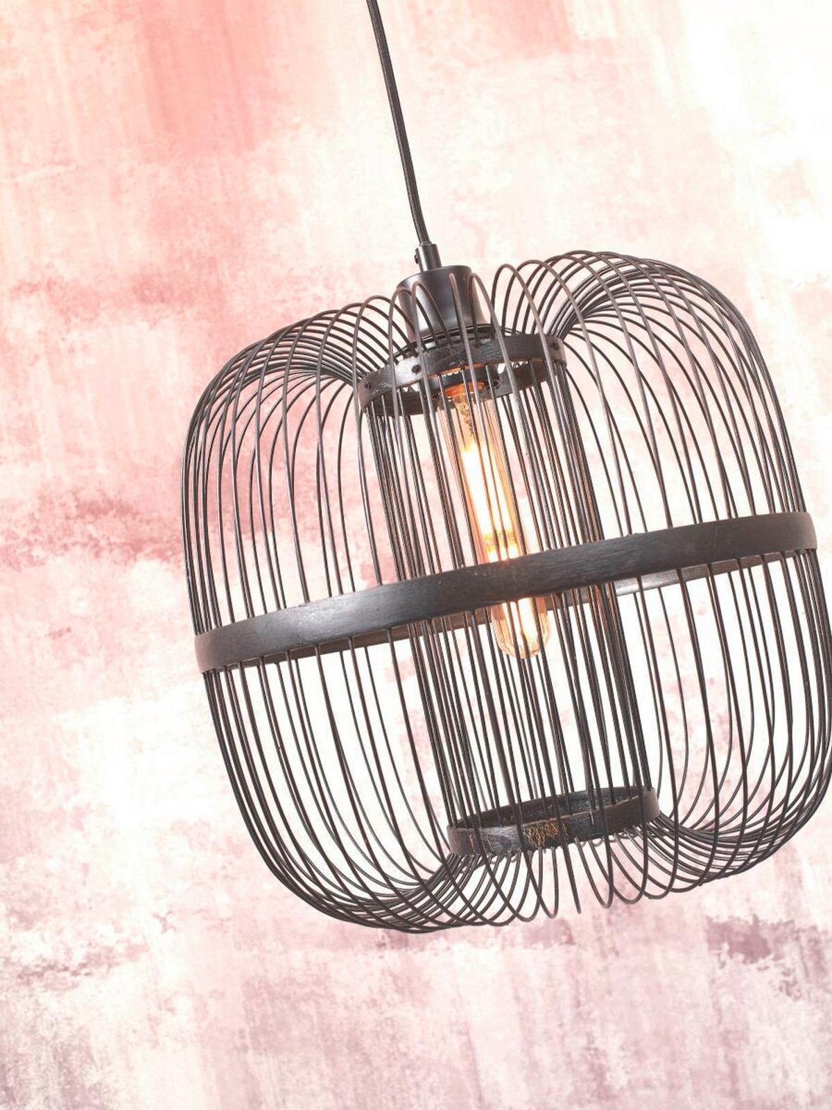 Stoječa Svetilka Hokkaido, Črna - črna, Trend (176/36/63cm) - Good & Mojo