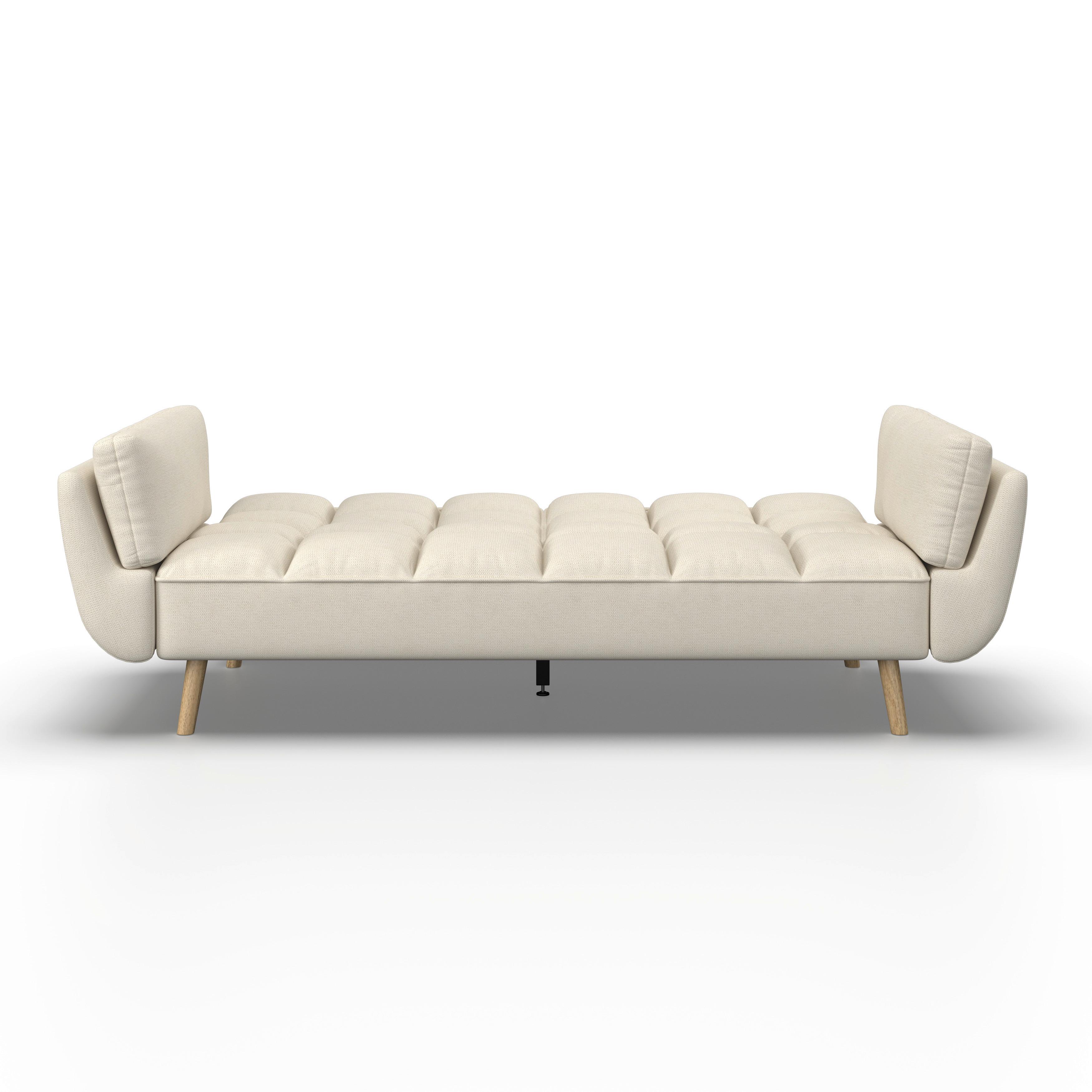 BÄDDSOFFA CORA - cremefärgad/naturfärgad, Modern, trä/textil (214/92/81cm) - Bessagi Home