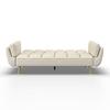 BÄDDSOFFA CORA - cremefärgad/naturfärgad, Modern, trä/textil (214/92/81cm) - Bessagi Home