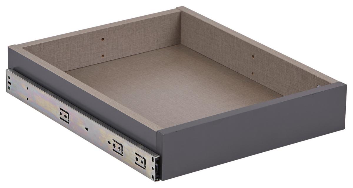 Schublade Unit in Grau - Grau, MODERN, Holzwerkstoff (42,4/8/53cm) - Based