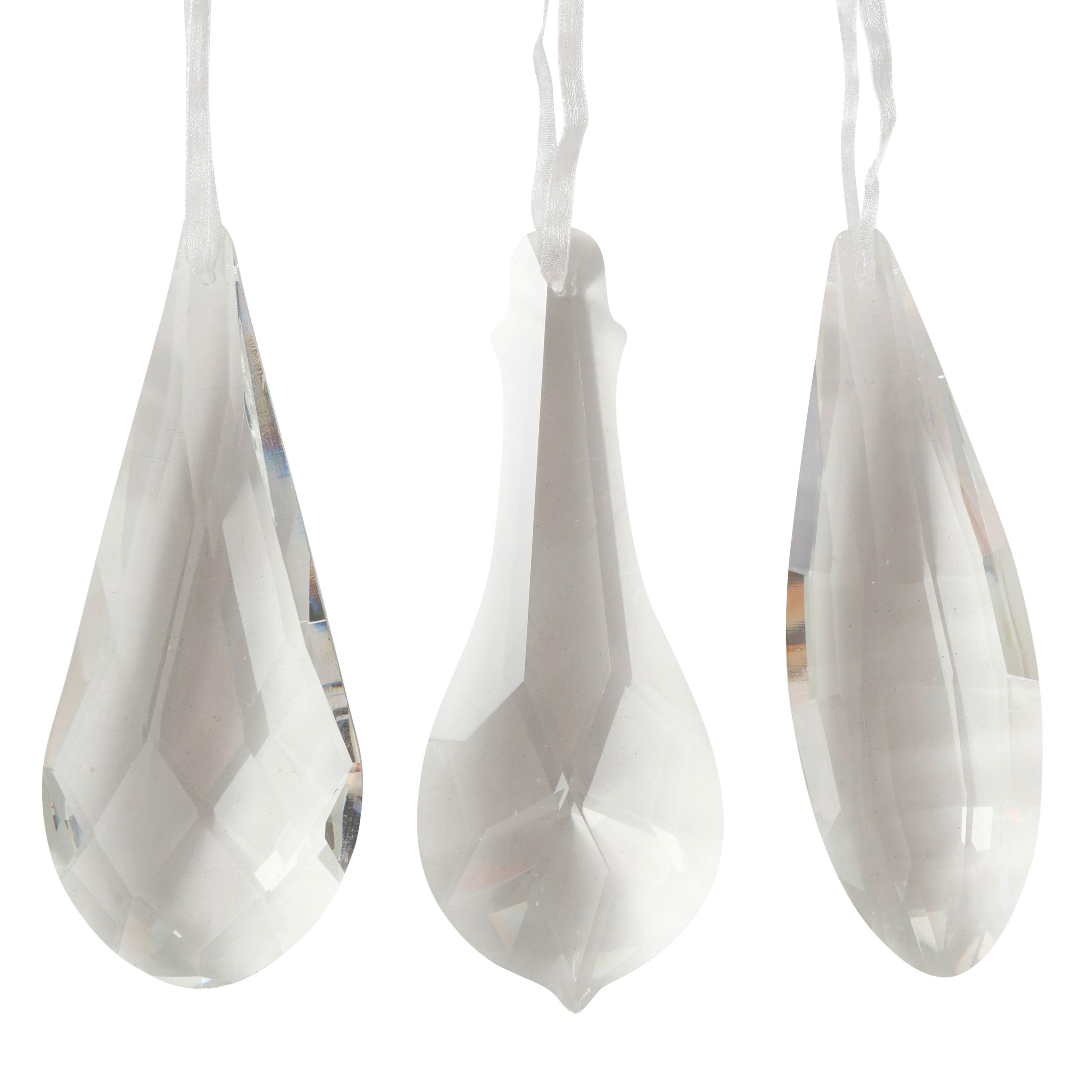 Dekohänger SIRAL Transparent - Transparent, Basics, Glas/Textil (4,5/12/1cm)