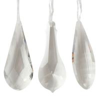 Dekohänger SIRAL Transparent - Transparent, Basics, Glas/Textil (4,5/12/1cm)