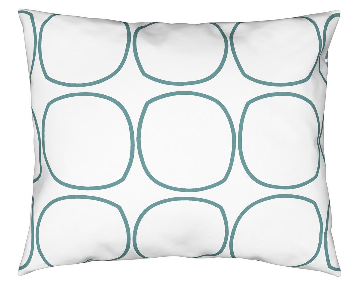 Bettwäsche Reggie Wende in Blau/Weiss ca. 160x210cm - Blau/Weiss, Konventionell, Textil (160/210cm) - Modern Living