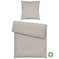 Bettwäsche Bio-Anna Beige ca. 135x200cm - Beige, Natur, Textil (135/200cm) - ecoTree