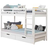 Pograd Rene, Bela, Masivna, 90x200 - bela, Moderno, les (90/200cm) - MID.YOU