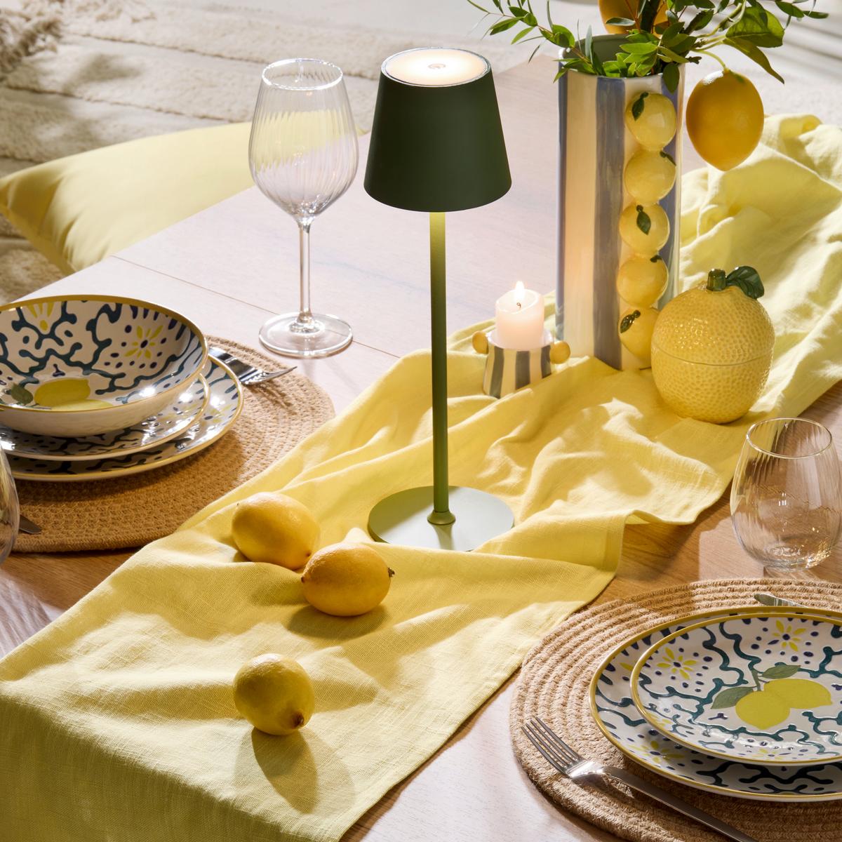 Tischläufer Candy Gelb ca. 45x170cm - Gelb, KONVENTIONELL, Textil (45/170cm) - Mömax