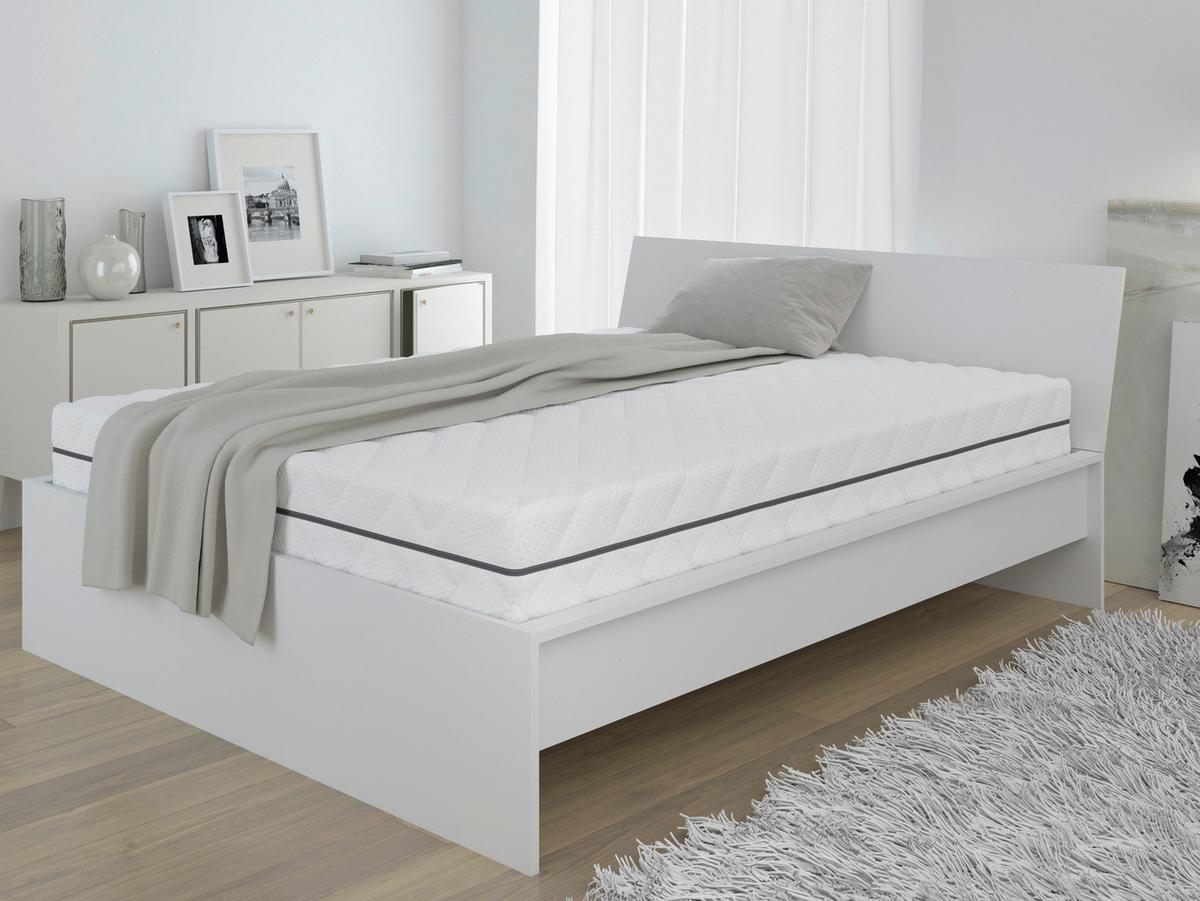 Ležišče Iz Udobne Pene Cool Flow - bela, tekstil (90/200cm) - Premium Living