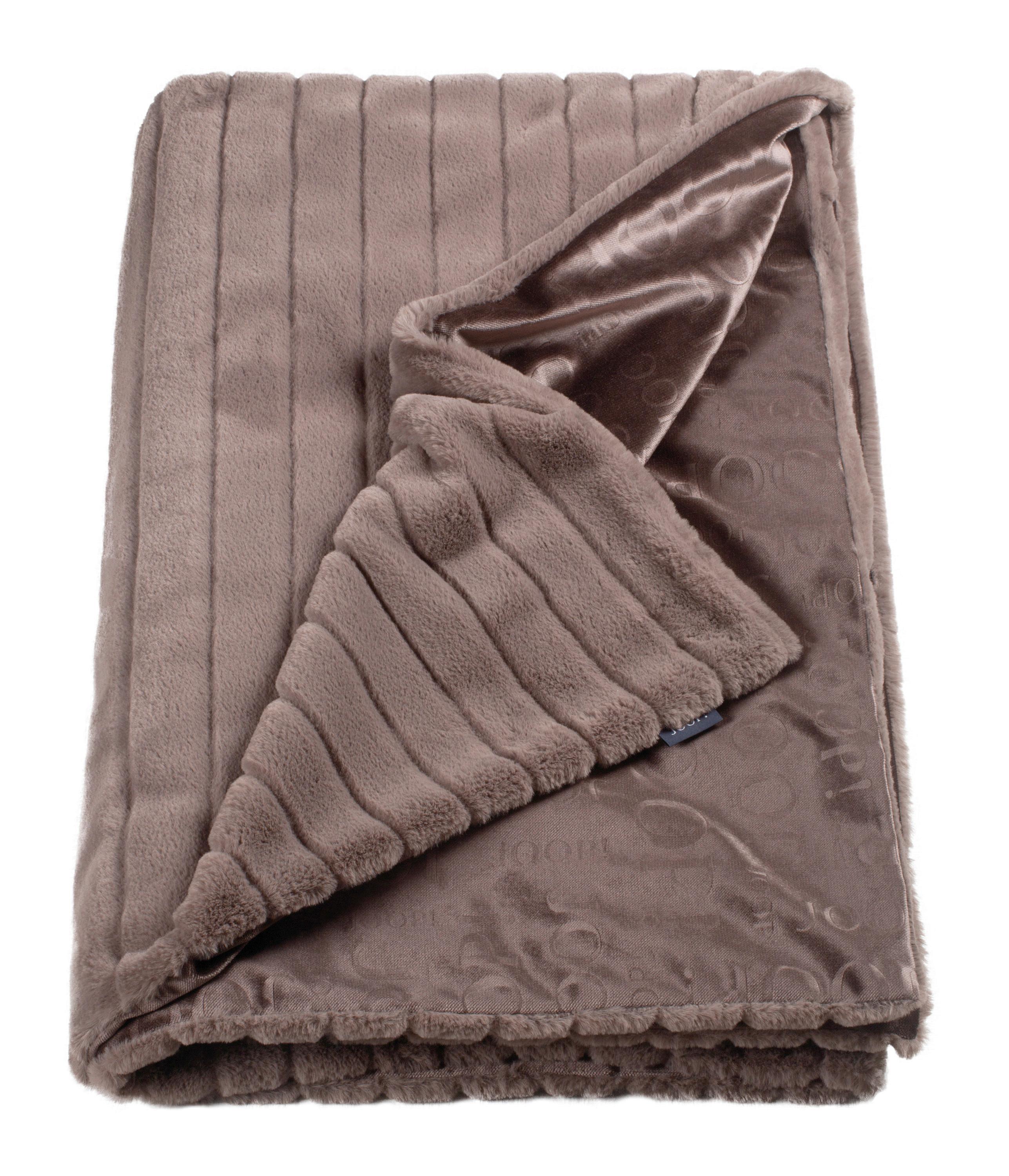 KOC FUTRZANY J-GLAM JOOP! - kolor bagienny/fango, Basics, tkanina (130/170cm) - Joop!