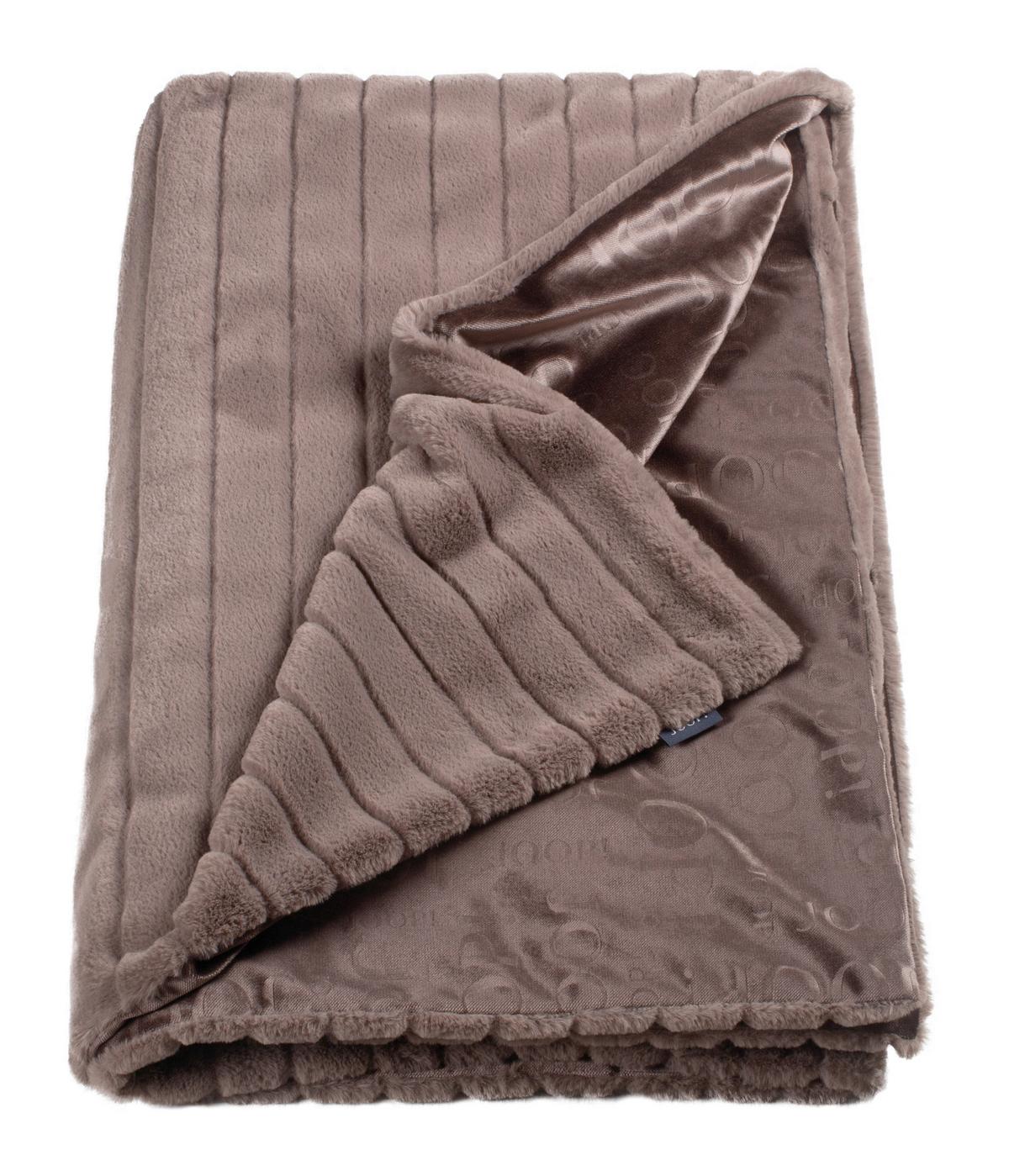 KOC FUTRZANY J-GLAM JOOP! - kolor bagienny/fango, Basics, tkanina (130/170cm) - Joop!