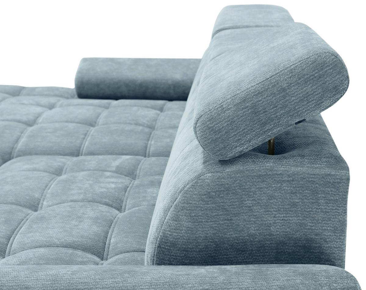 Kutna Garnitura Vegas - boje mente/crna, Design, drvo/tekstil (173/294cm) - Modern Living