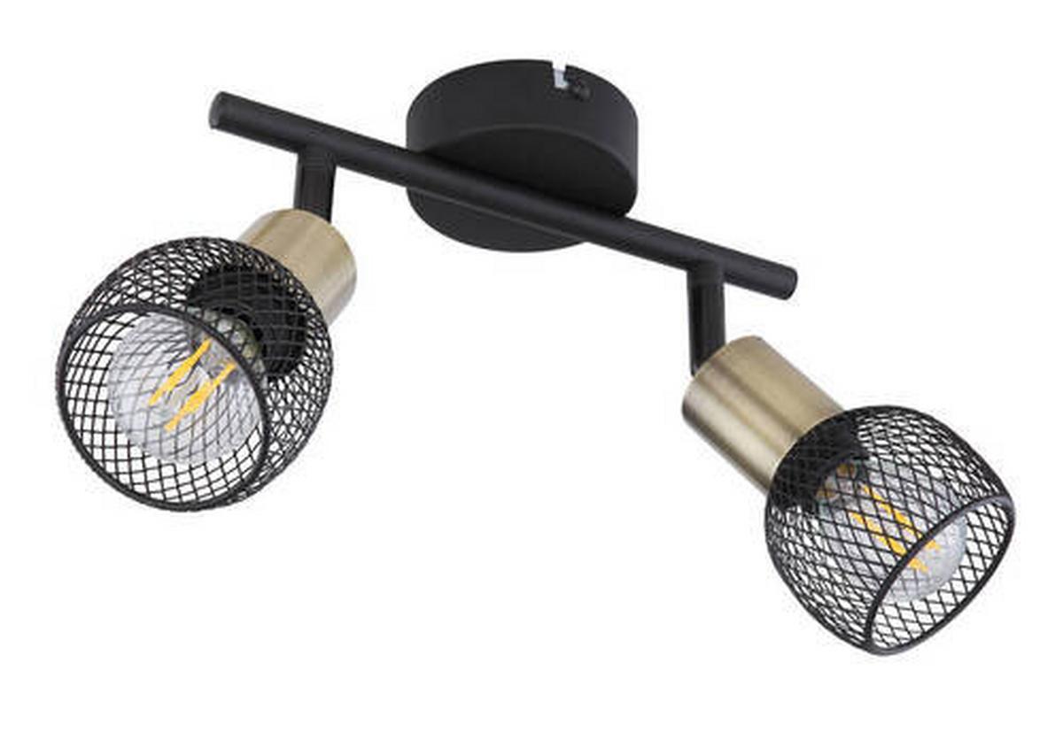 Reflektor 54028-2 Fiastra - crna, Basics, metal (22/8/14cm) - Globo