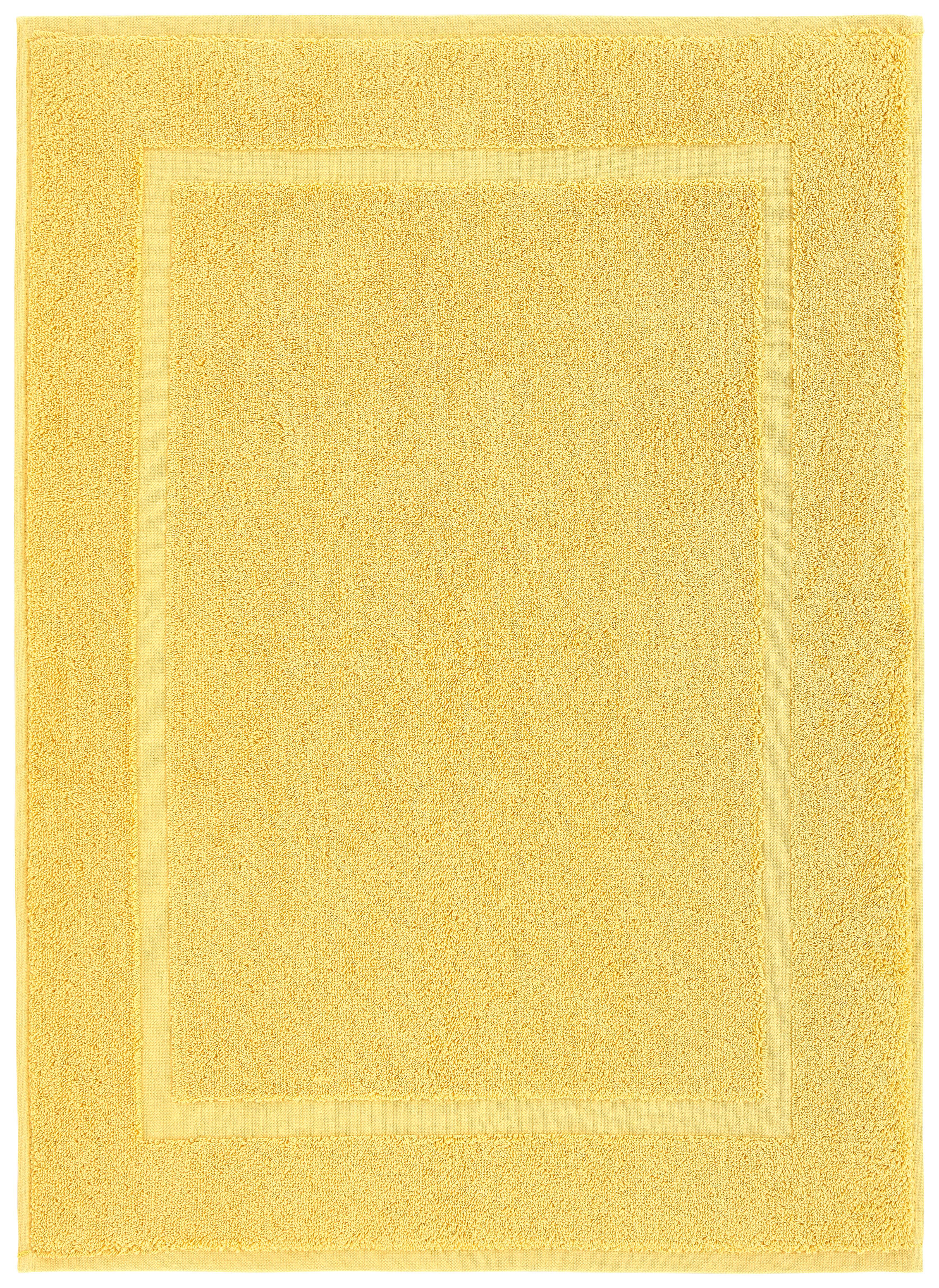 Fürdőszobaszőnyeg Melanie 50/70 - Sárga, Textil (50/70cm) - Modern Living