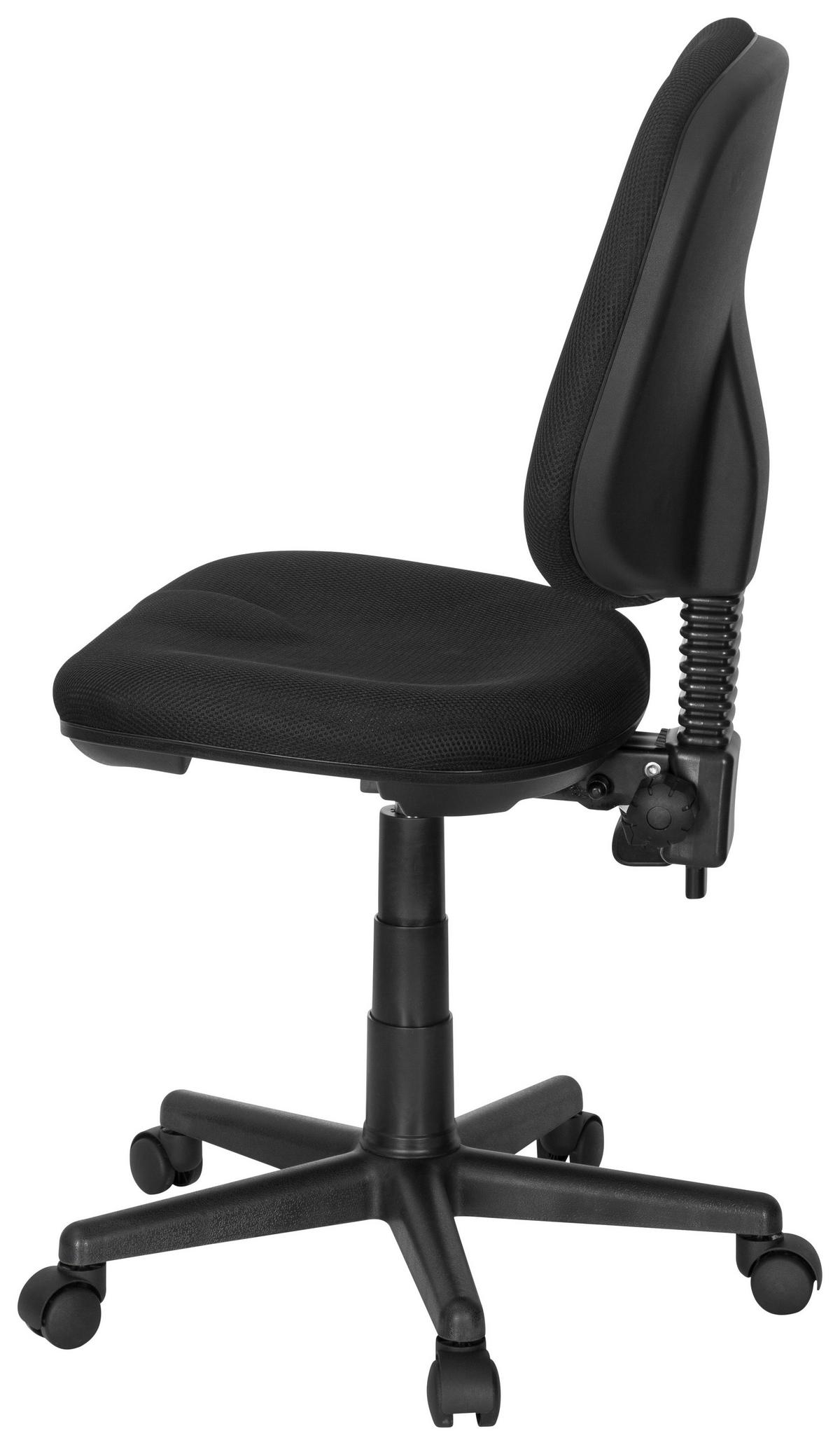 Vrtljivi Stol City 25, Črna - črna, Moderno, umetna masa/tekstil (57/86/58cm) - MID.YOU