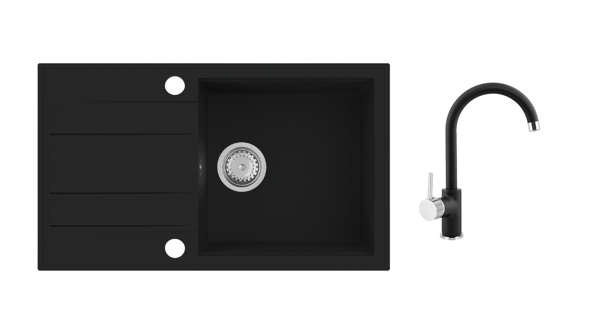 Set Sudoper I Slavina Roma Black - crna, Konvencionalno