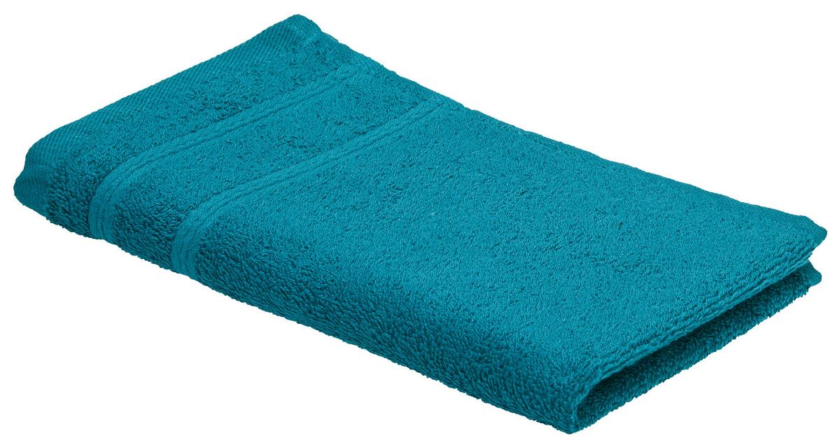 Vendégtörölköző Melanie 30/50 - olajkék, textil (30/50cm) - Modern Living