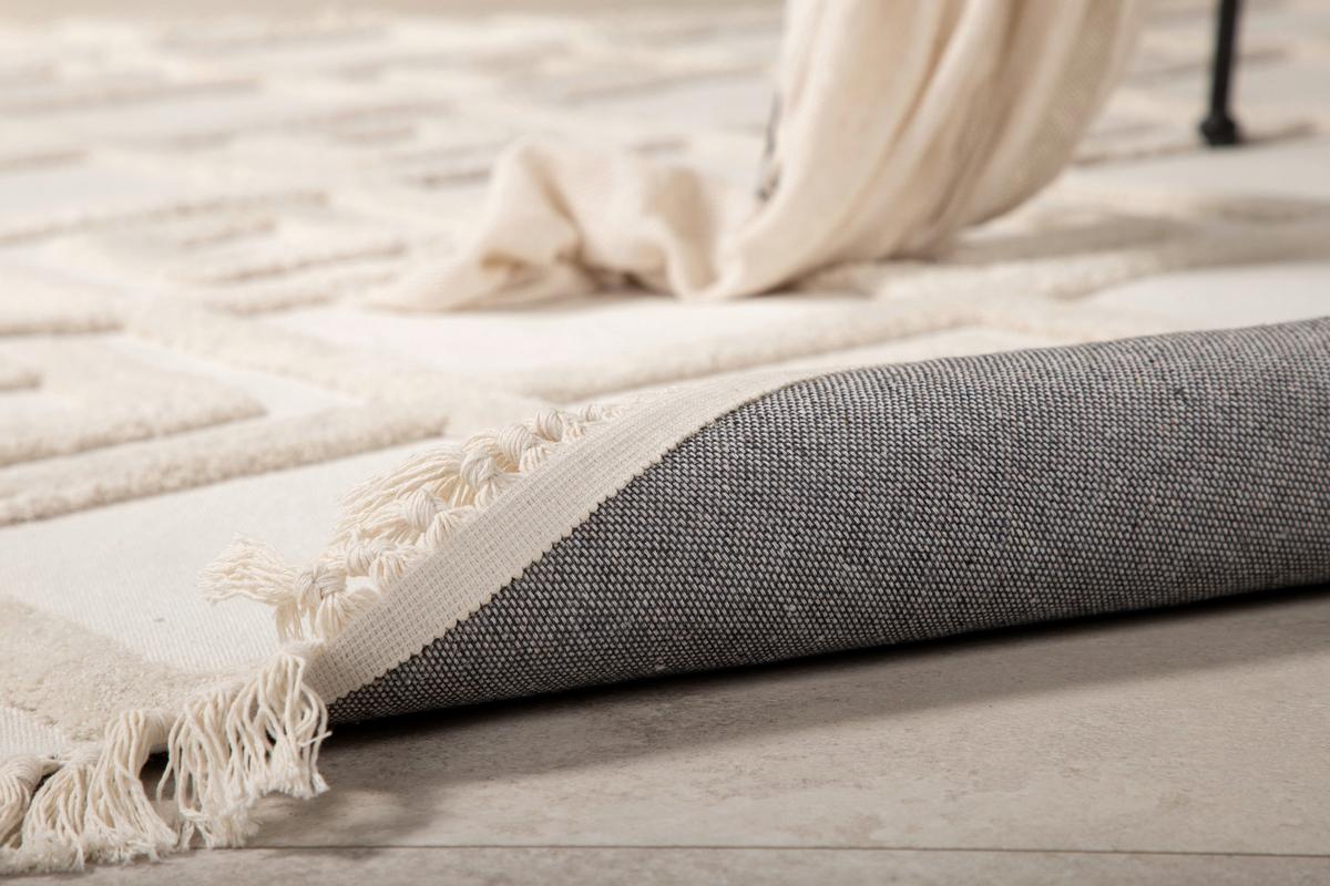 FLACHWEBETEPPICH TOWA - Weiß, LIFESTYLE, Textil (160/230cm) - P & B