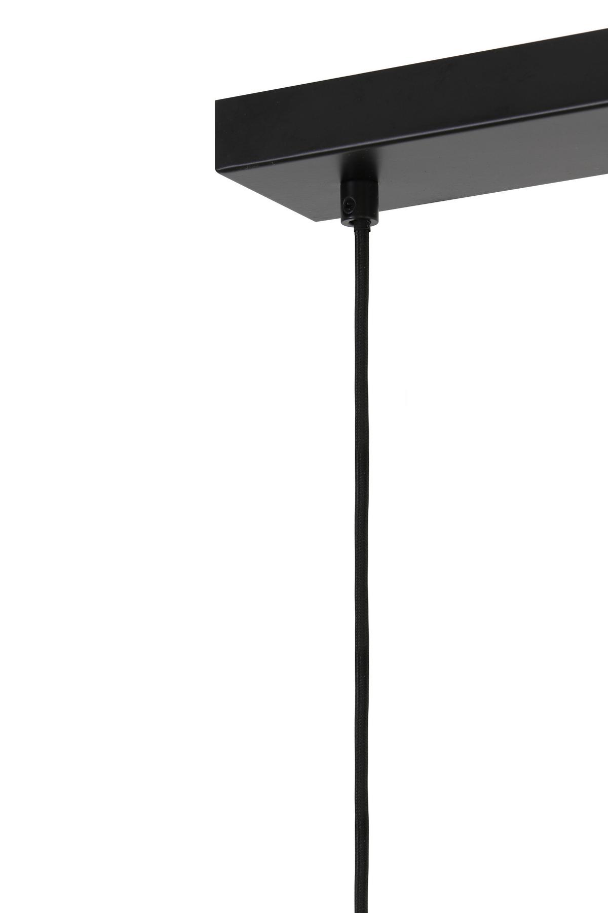 LAMPA WISZĄCA LEKAR - kolor brązu, Design, szkło (100/22/32cm) - Light & Living