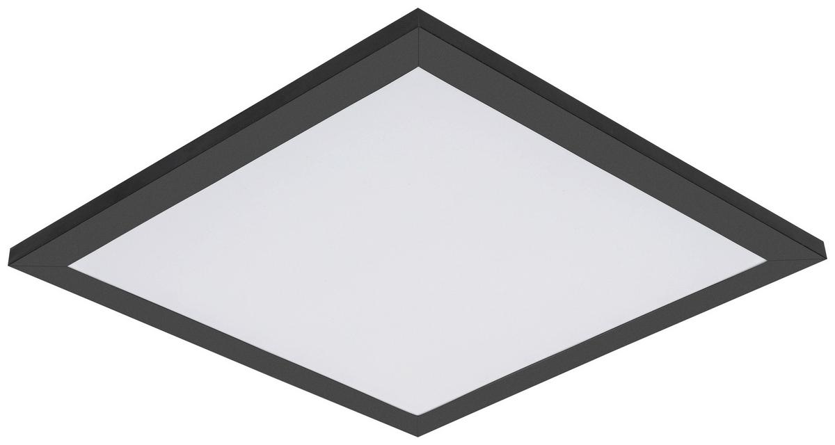 LAMPA SUFITOWA LED JUO - czarny/biały, Modern, tworzywo sztuczne/metal (30/30/5,5cm) - Mömax