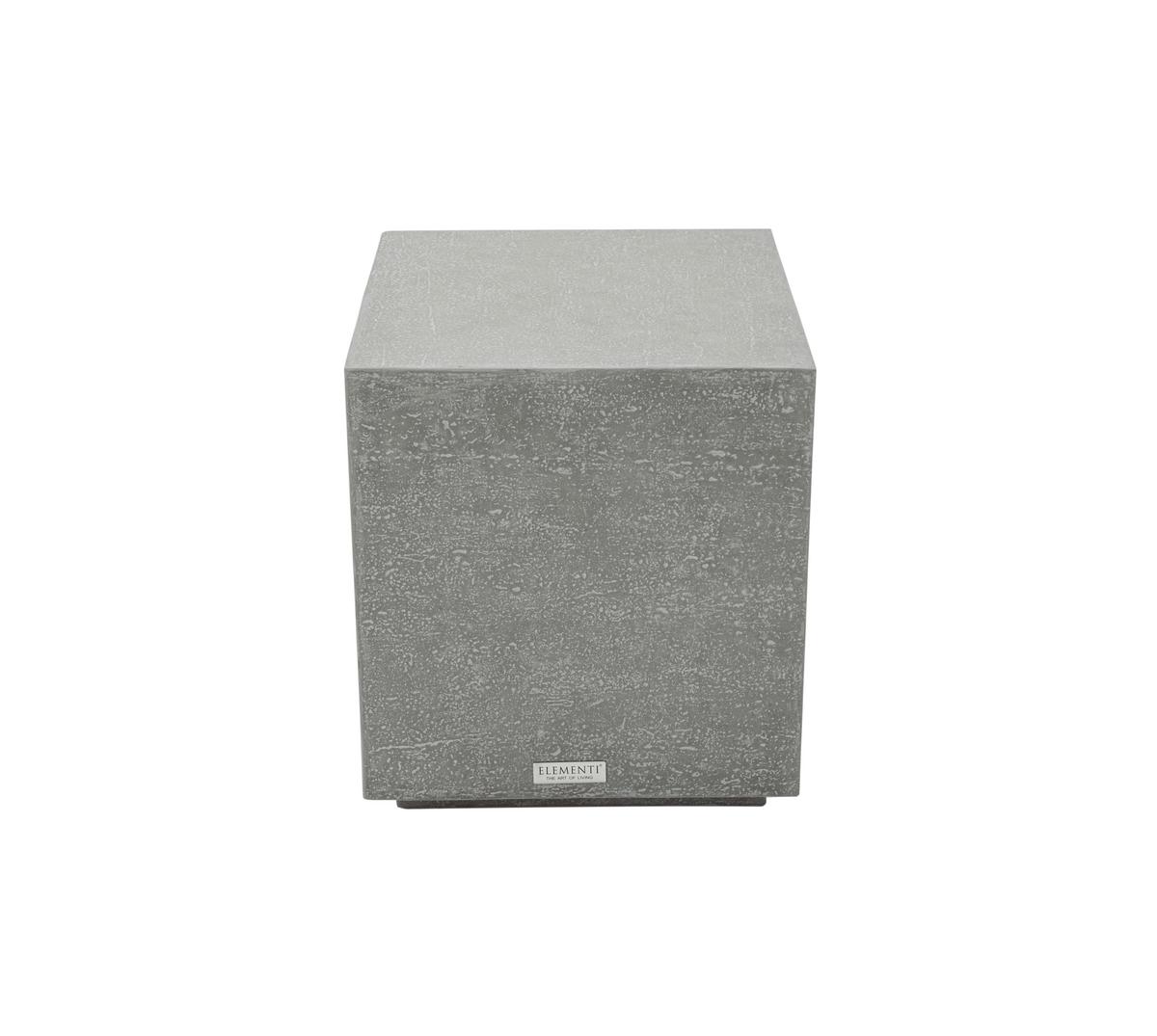 Loungetisch Tevere Faserbeton Hellgrau - Hellgrau, KONVENTIONELL, Stein (45/45/50.8cm) - Gardenson