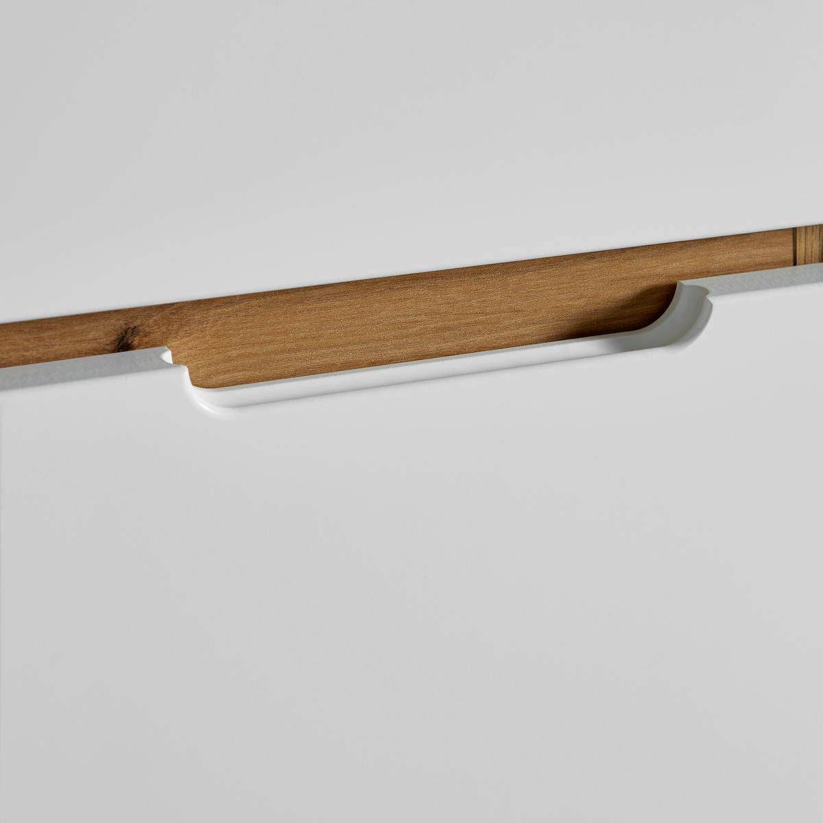 Regalkombination Dallas Weiß/Eiche Artisan - Schwarz/Weiß, MODERN, Holzwerkstoff/Kunststoff (75/197/38cm) - Mömax