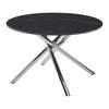 SALONTAFEL LANCE - Chroomkleuren/Zwart, Design, Metaal/Keramiek (70/70/44cm) - Mömax