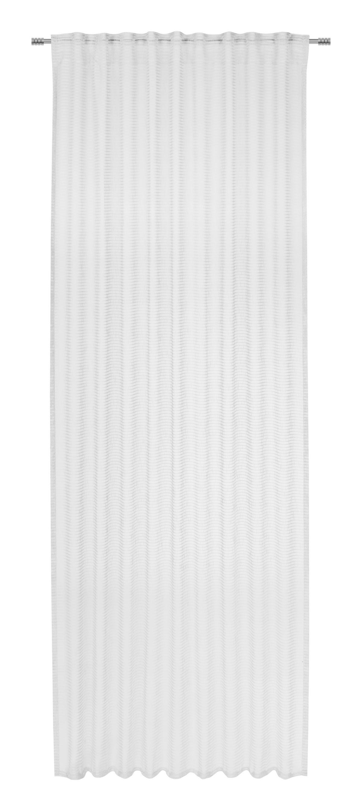 Draperie prefabricată Luka - alb, Konventionell, textil (135/245cm) - Premium Living