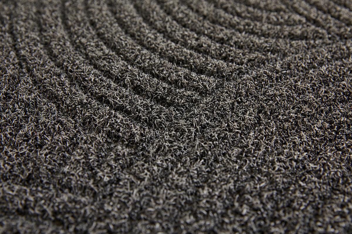 Covoraș de intrare Leven, cca. 60x90cm - gri închis, Basics, plastic (60/90cm)