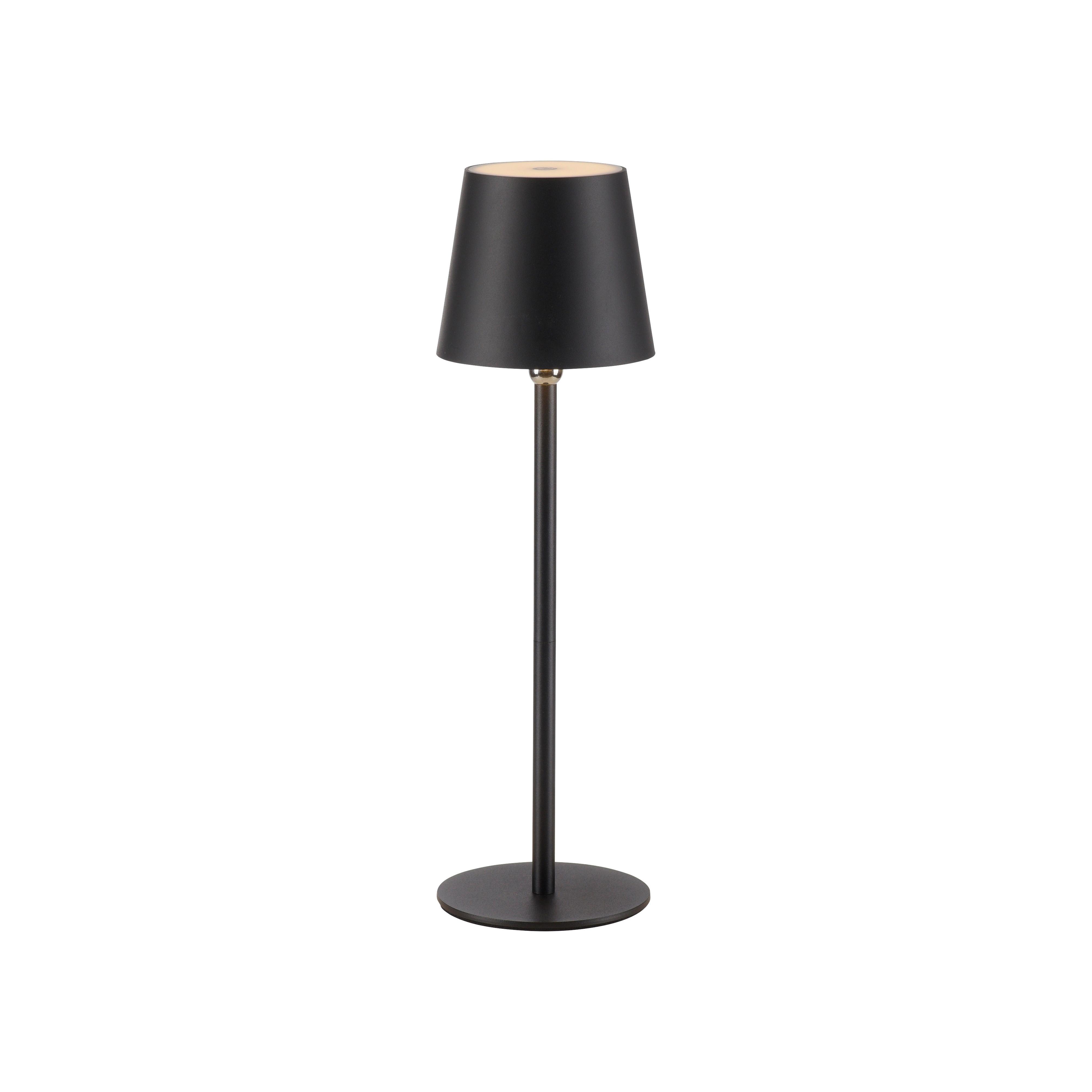 LAMPA STOŁOWA LED 19251-18 BOTERIA - czarny, Modern, tworzywo sztuczne/metal (11/11/37cm)
