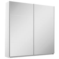 Ormar S Kliznim Vratima Subito - bijela/srebrne boje, Moderno, drvni materijal/metal (181/197/61cm) - Modern Living