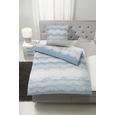 Bettwäsche Eliane in Aqua ca. 135x200cm - Blau, ROMANTIK / LANDHAUS, Textil (135/200cm) - INSIDO
