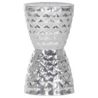 STOLIK BOCZNY MIX&MATCH - kolor aluminiowy, Design, metal (29/29/51cm)