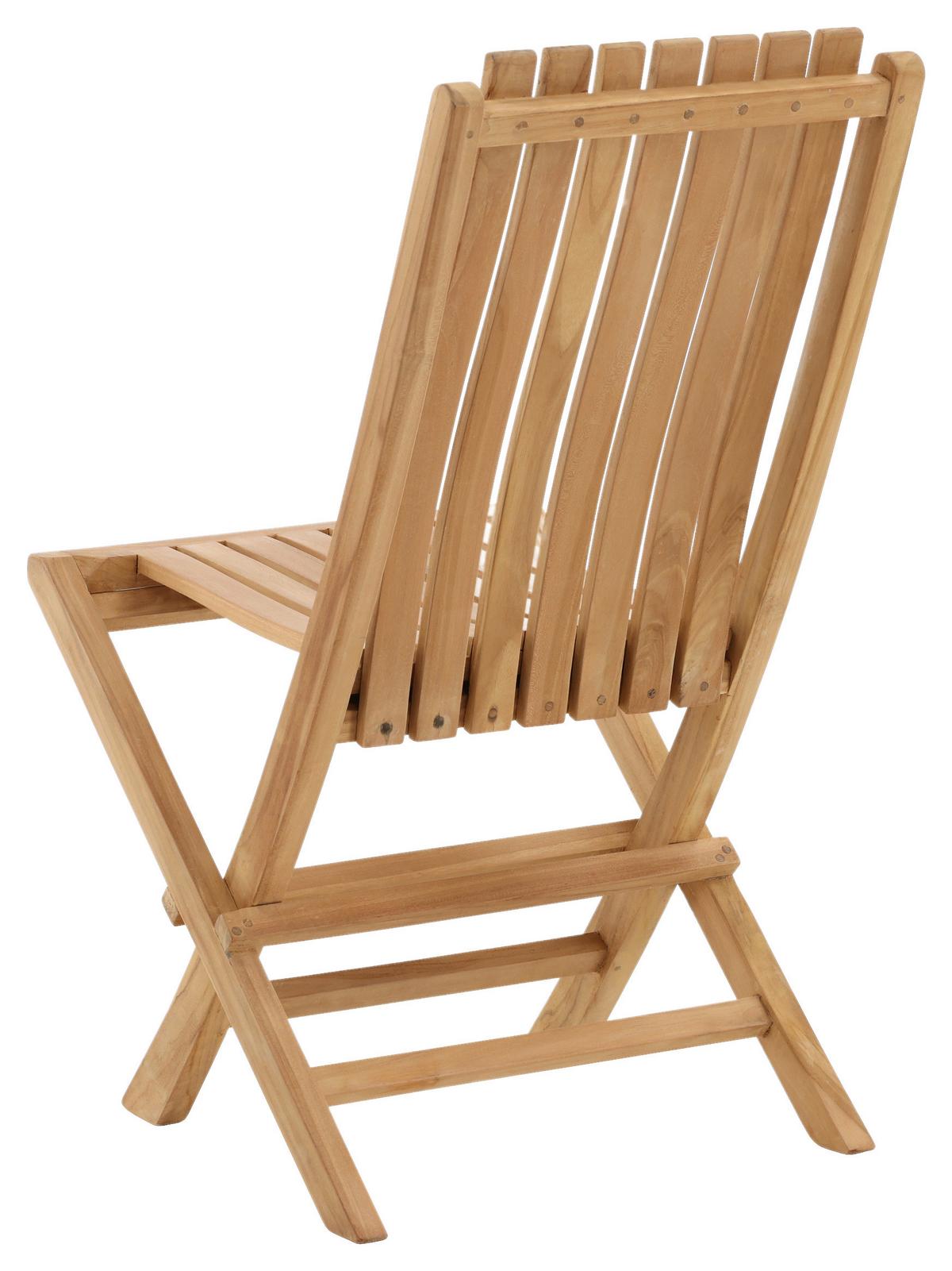 Gartenklappsessel Ghana ca. 43x98x47 cm Teakholz - Teakfarben, KONVENTIONELL, Holz (43/98/47cm) - Gardenson