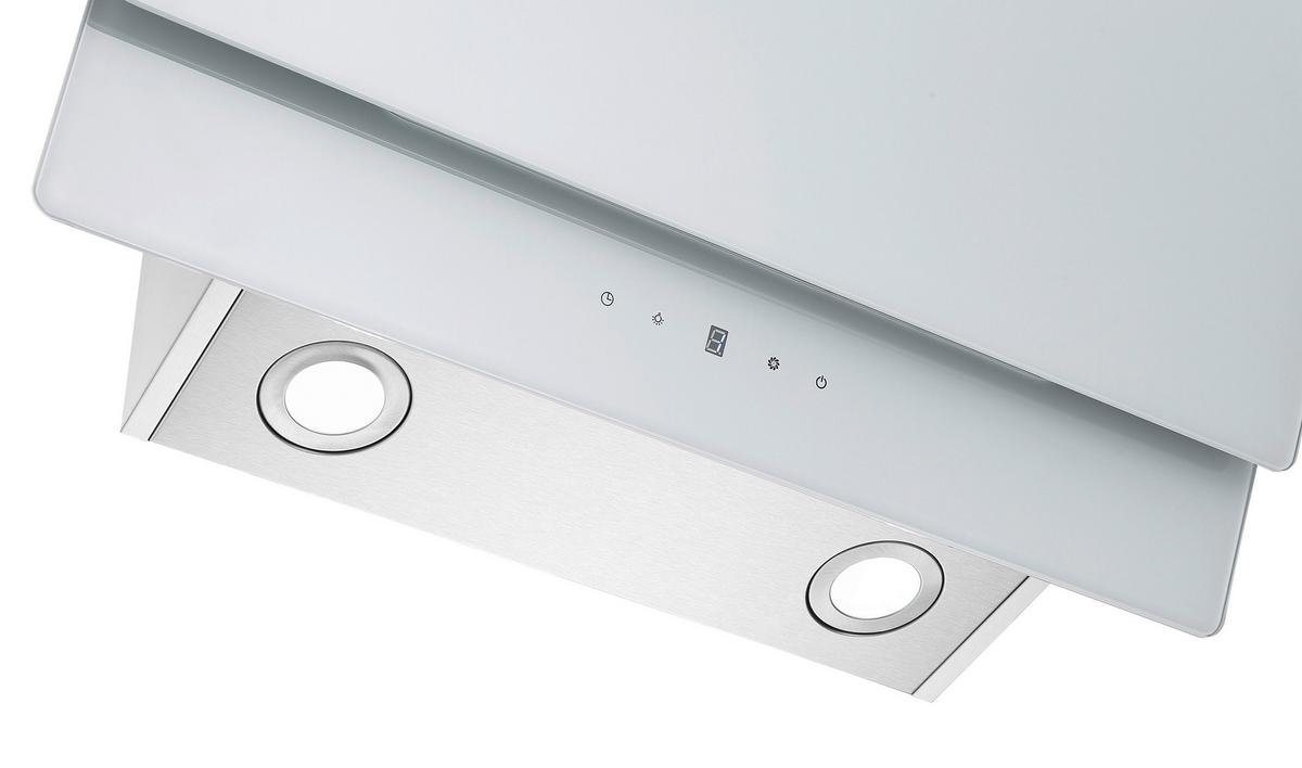 Kuhinjska Napa Selena, 60cm - bela, Trend, kovina/steklo (60/74-112/31,3cm) - Respekta