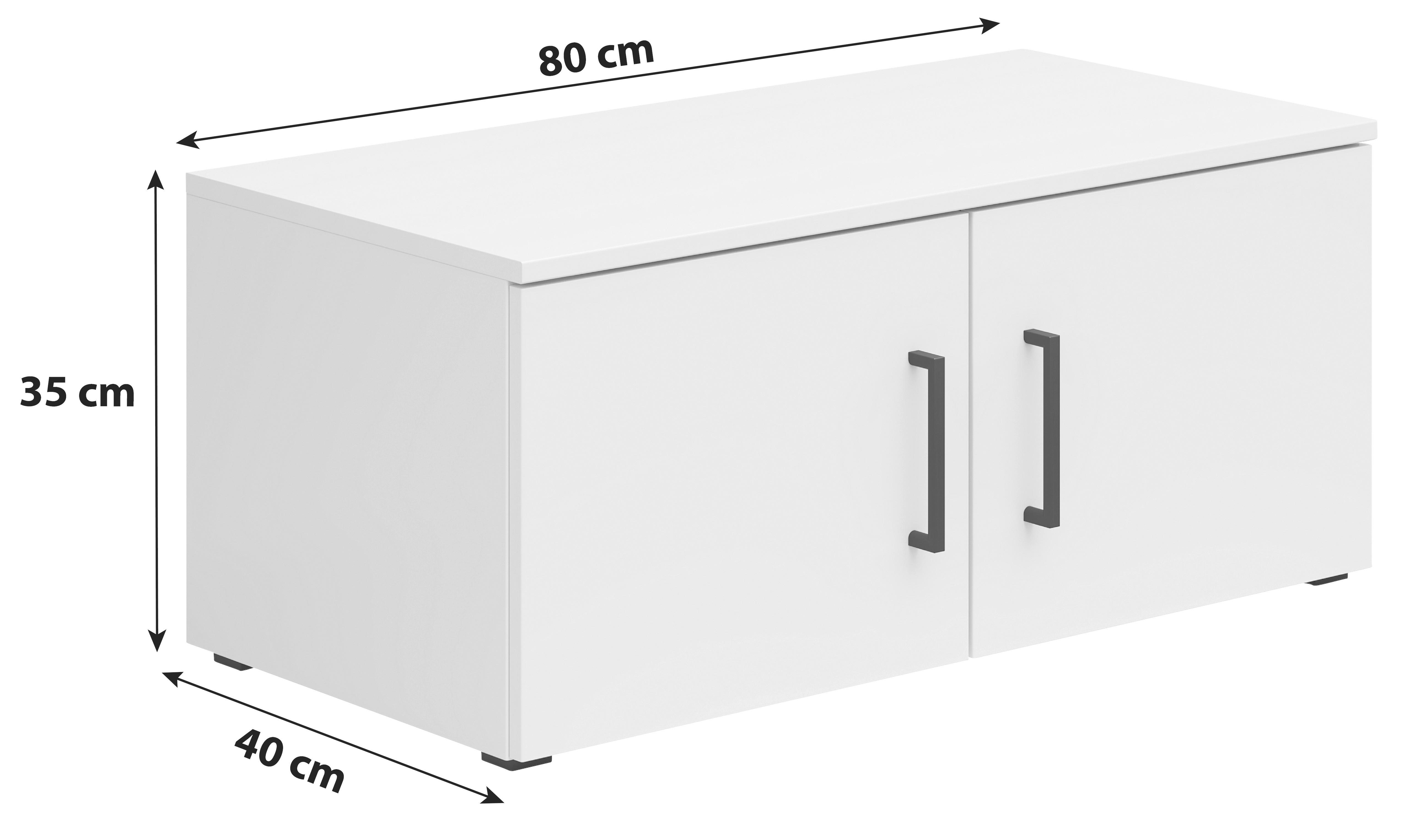 Extensie la dulap MULTI - grafit, Modern, material pe bază de lemn (80/35/40cm) - Modern Living