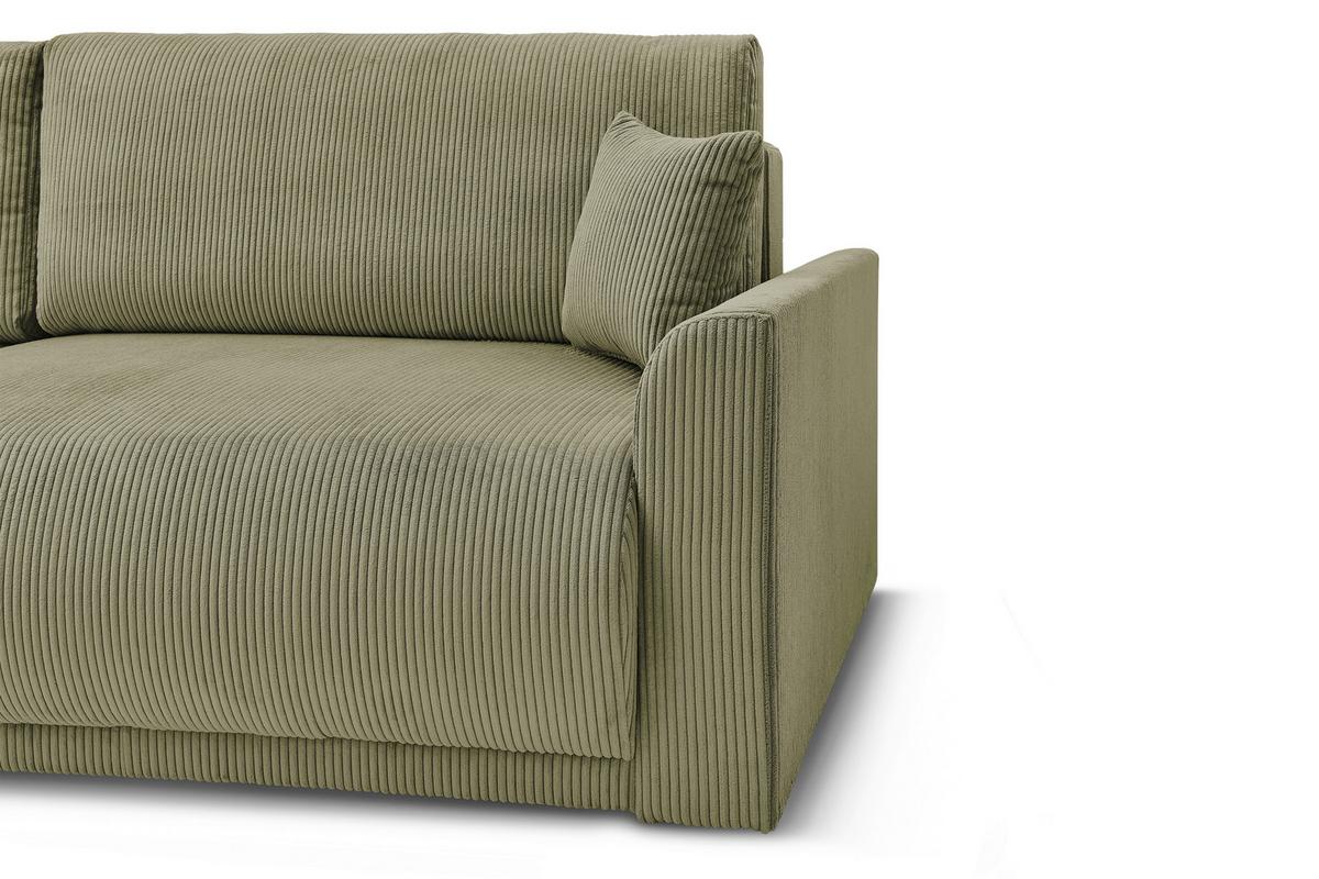 Coltar Kim - măsliniu, Modern, lemn/textil (233/160cm) - Modern Living