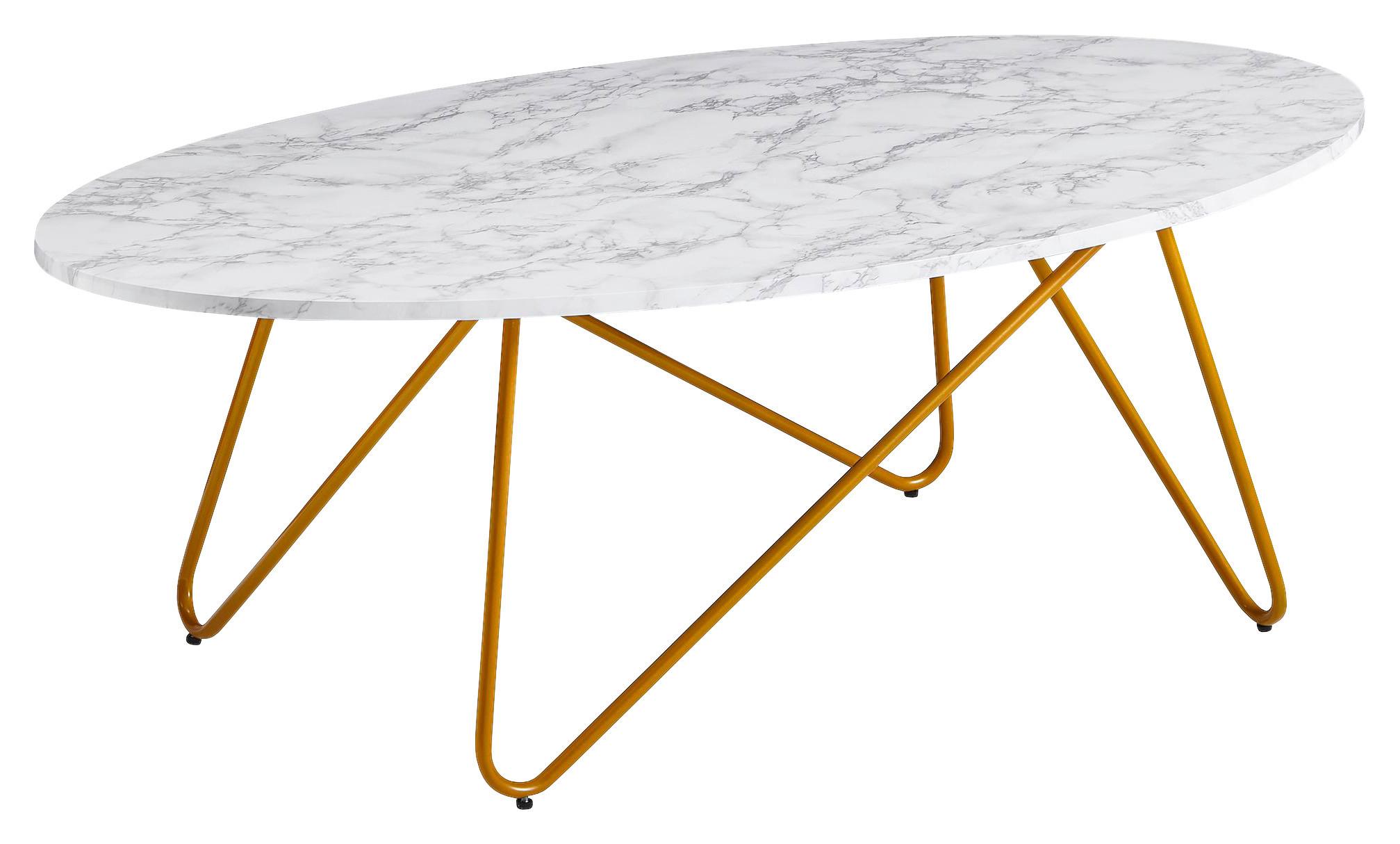 Klubska Miza Wl6.315 - zlate barve, Moderno (120/60/40cm) - MID.YOU