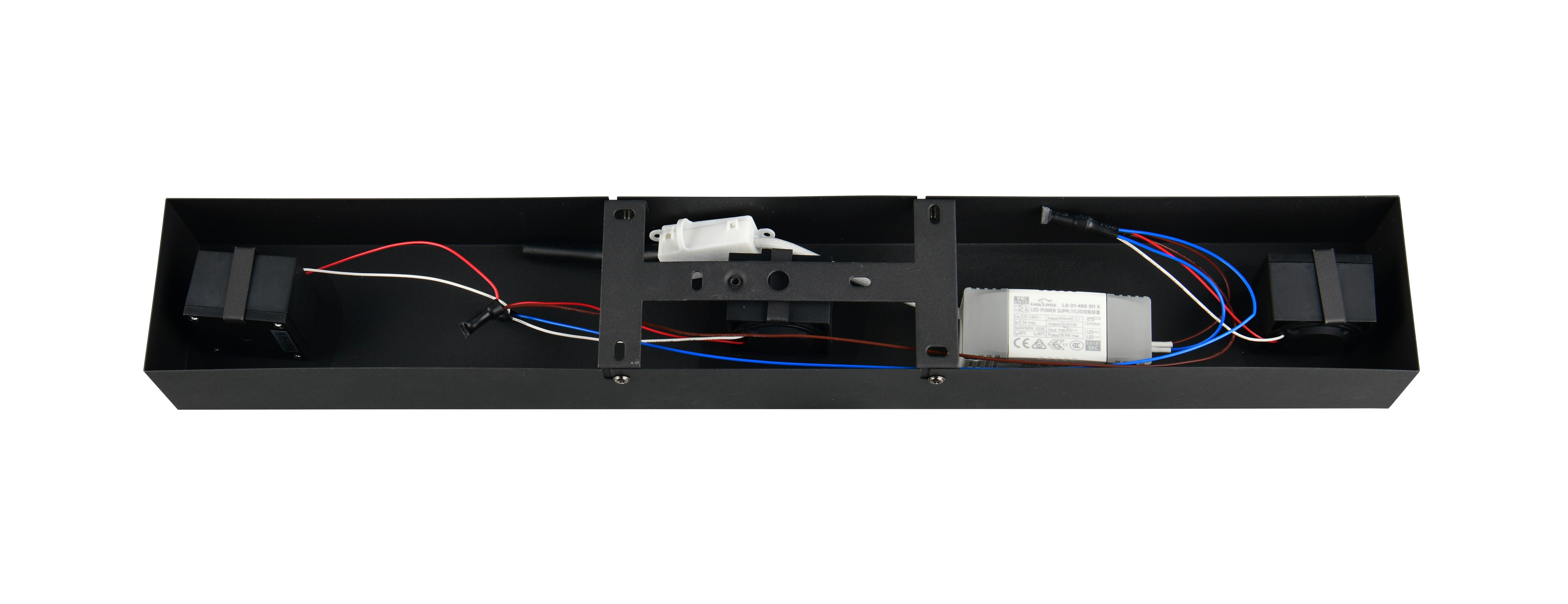 LED-HÄNGLAMPA SESTINE - svart, Modern, metall/plast (60/9/150cm) - Mömax