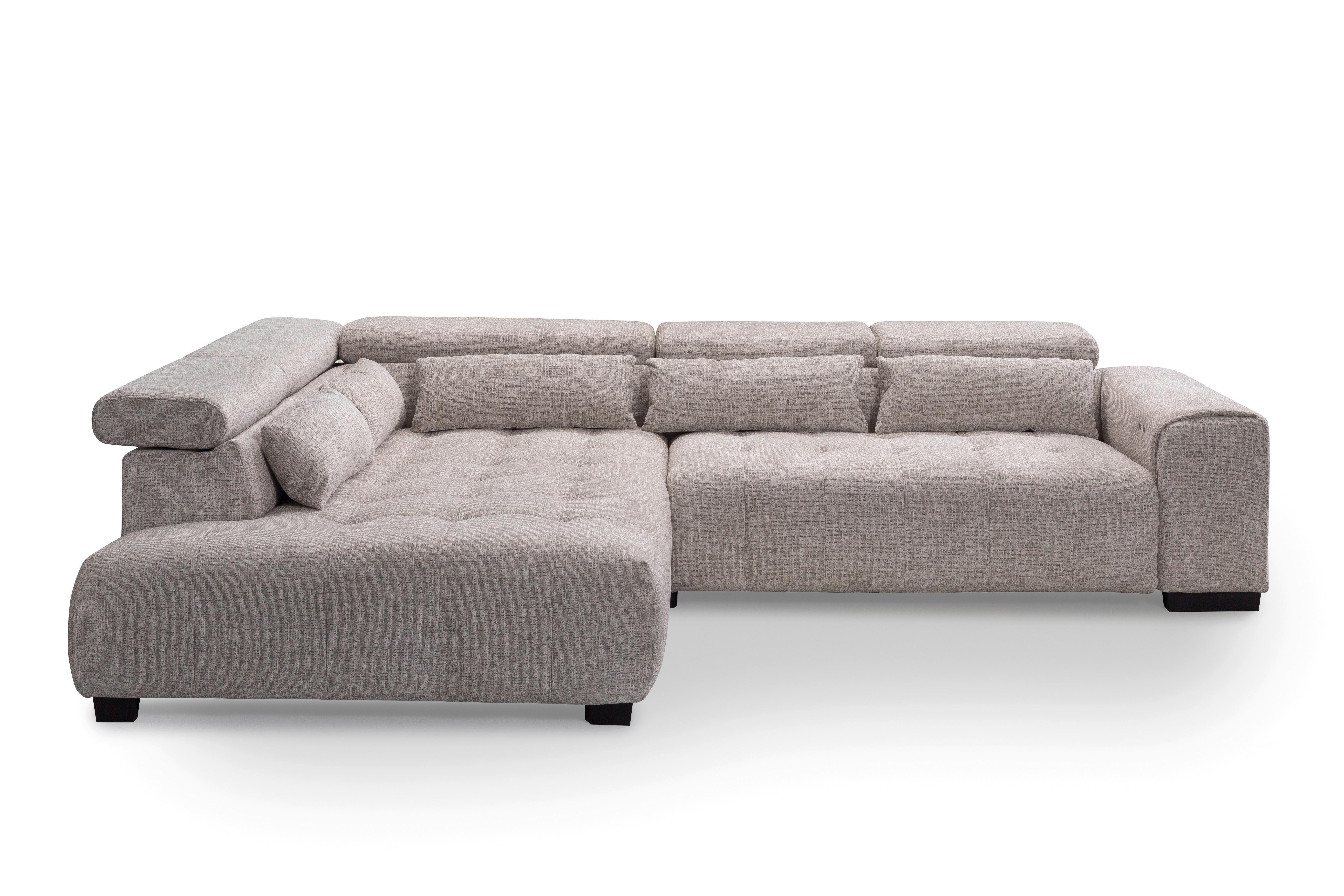 Coltar MATERA - bej/culoare natur, Trend, lemn/textil (226/311cm)