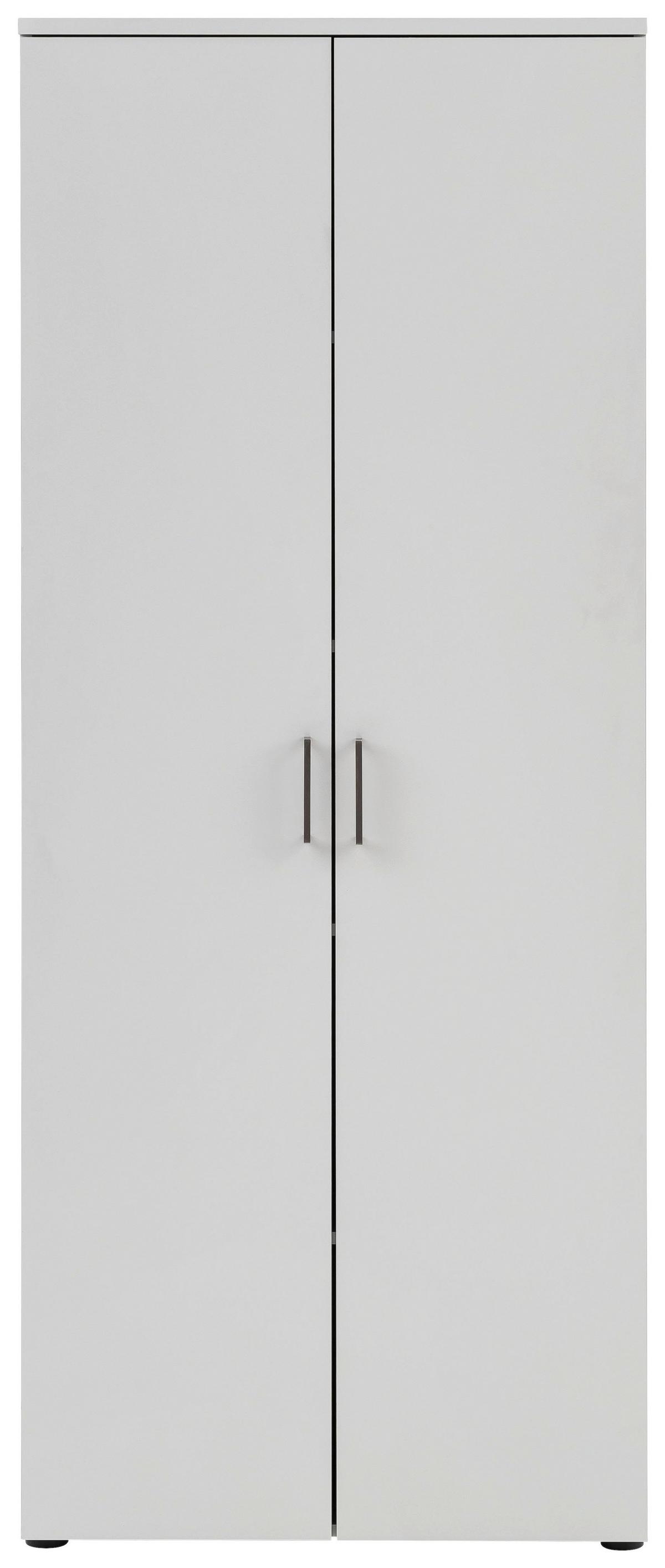 Aktenschrank Set H800T2 Hellgrau ca. 80,2x199,7x41cm - Hellgrau, MODERN, Holzwerkstoff (80,2/199,7/41cm) - MID.YOU